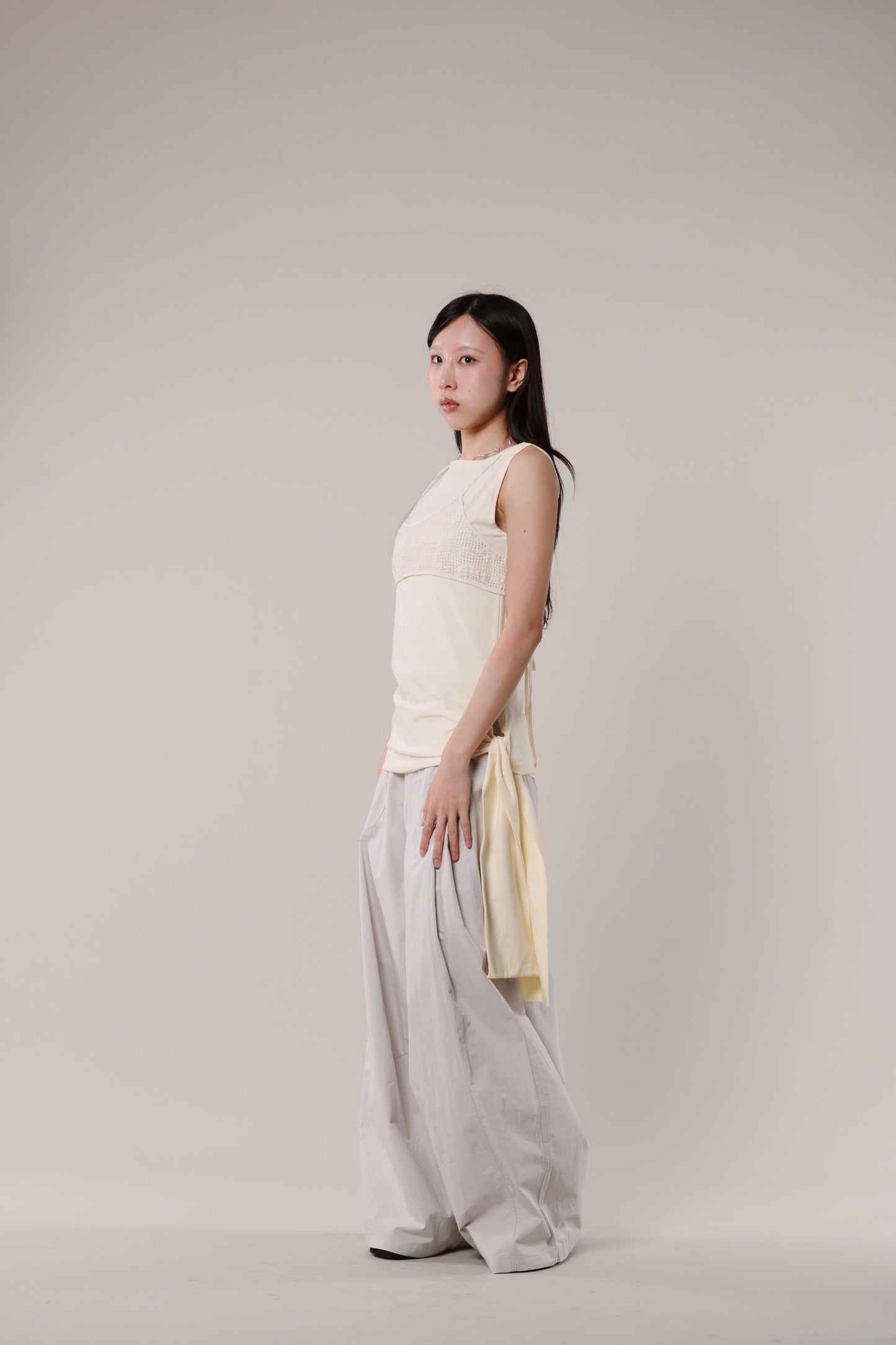 Mesh Vest (Ivory)