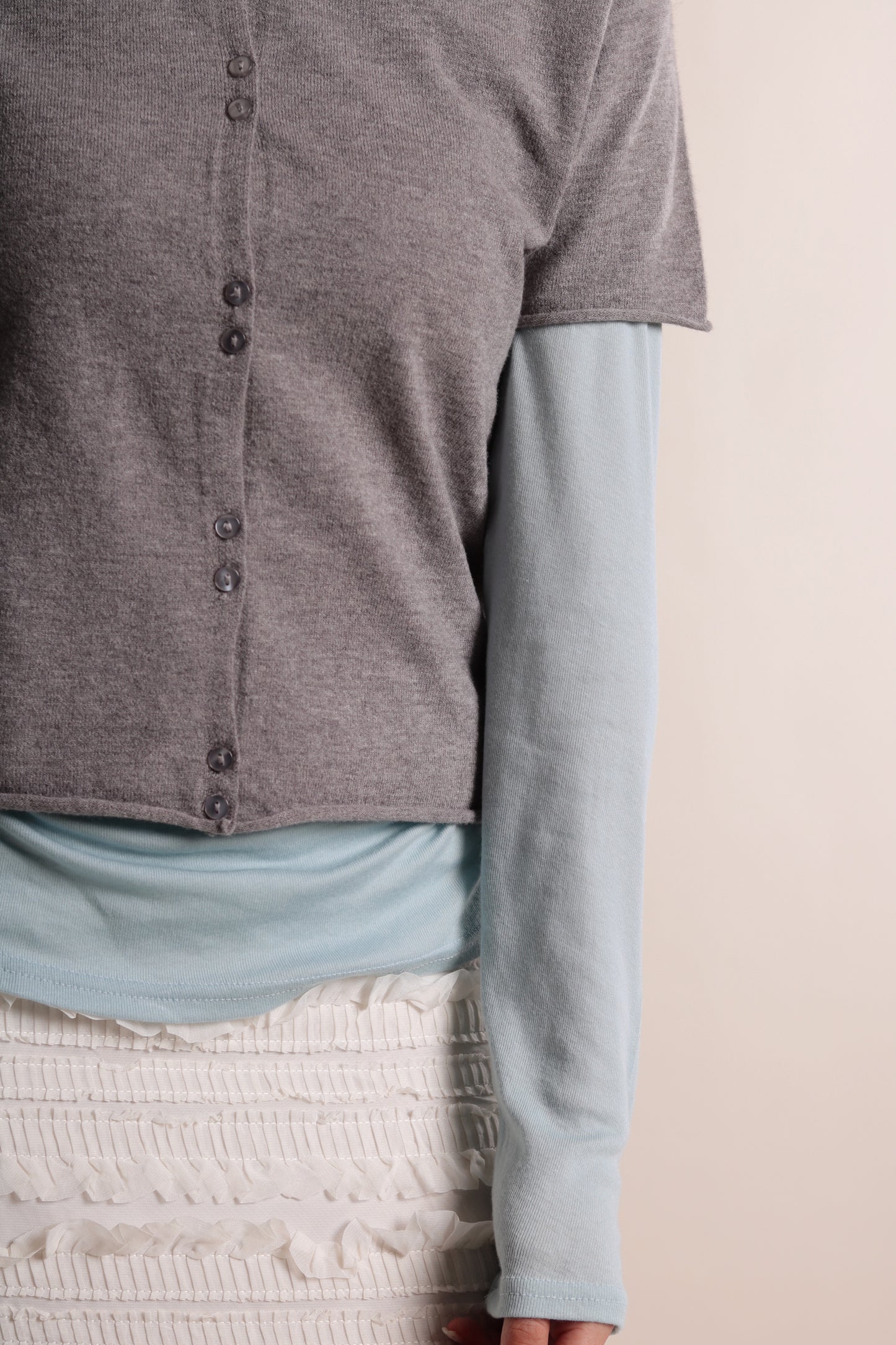 Mila Layered Top (Sky)