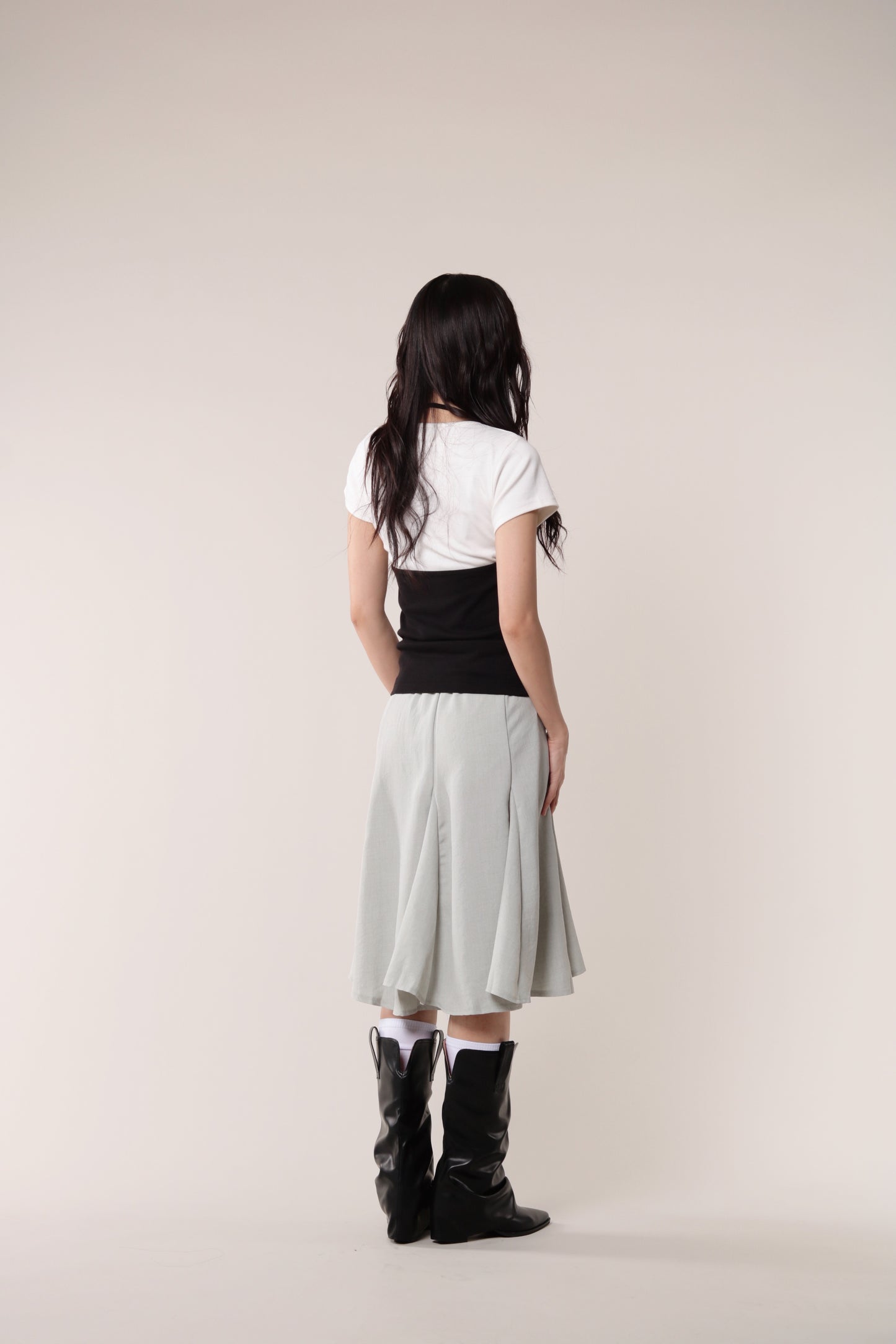 Damla Skirt (Mint Grey)