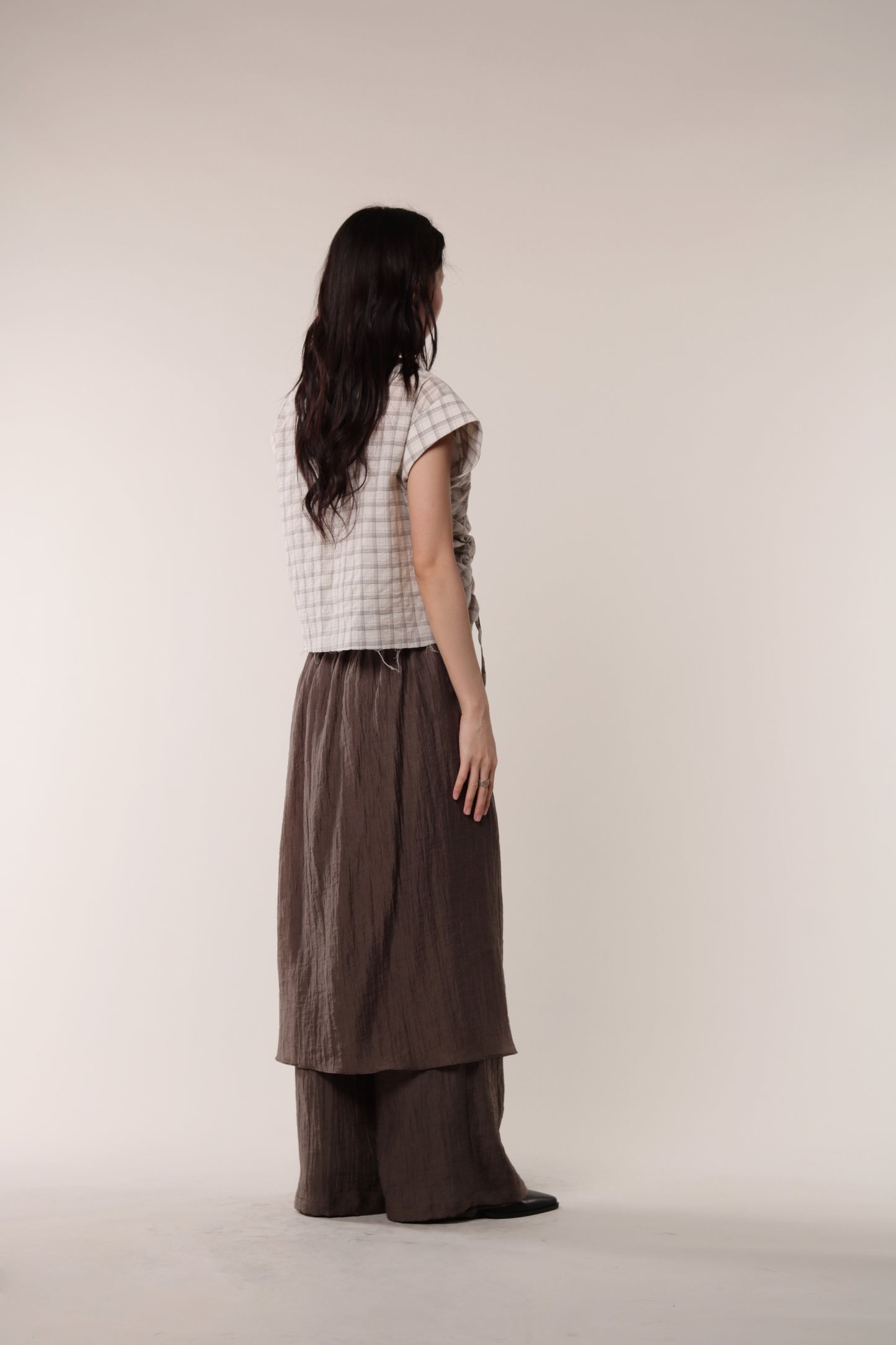 Layered Pants (Brown)