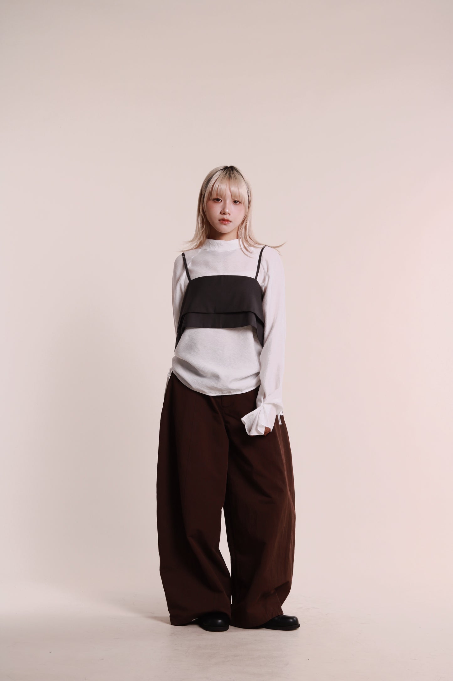 Layered Vest (Charcoal)