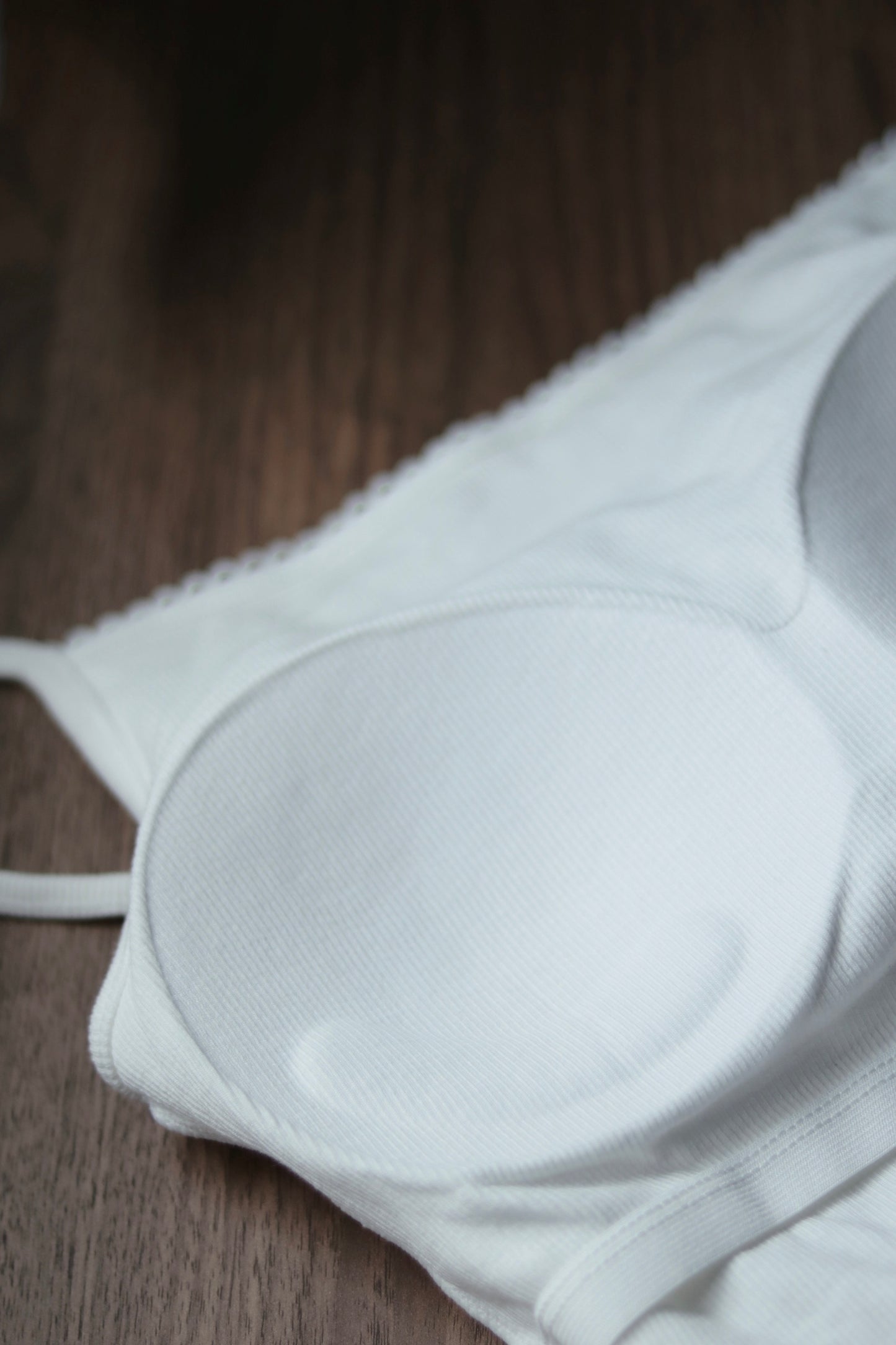 Ribbon Bra Top (White)