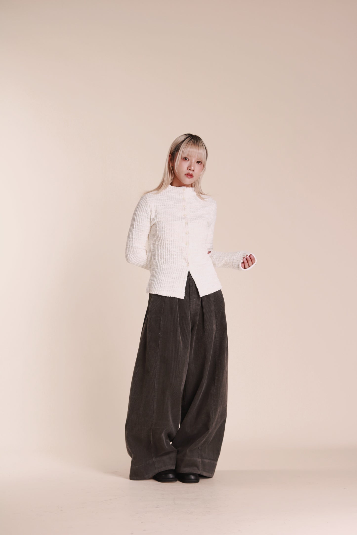 Textured Top (Ivory)