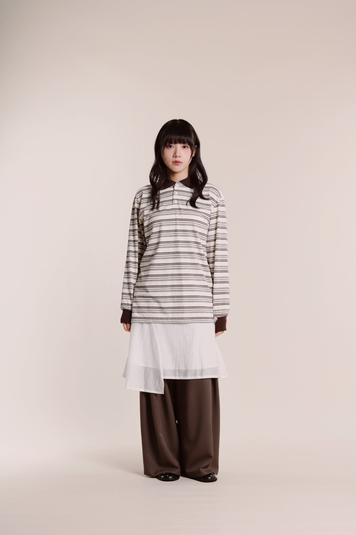 Spring Pleat Pants (Brown)