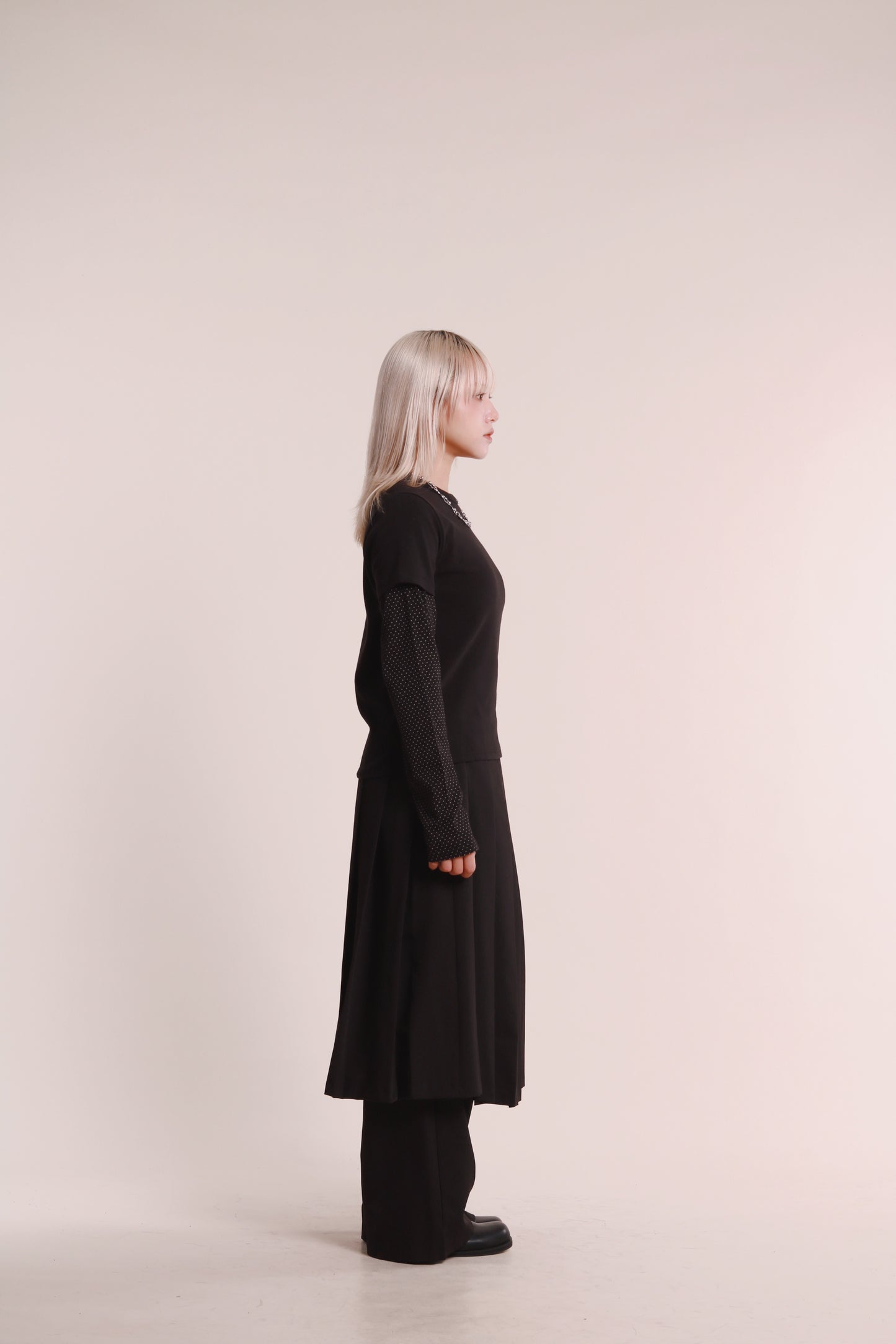 Layered Dot Top (Black)