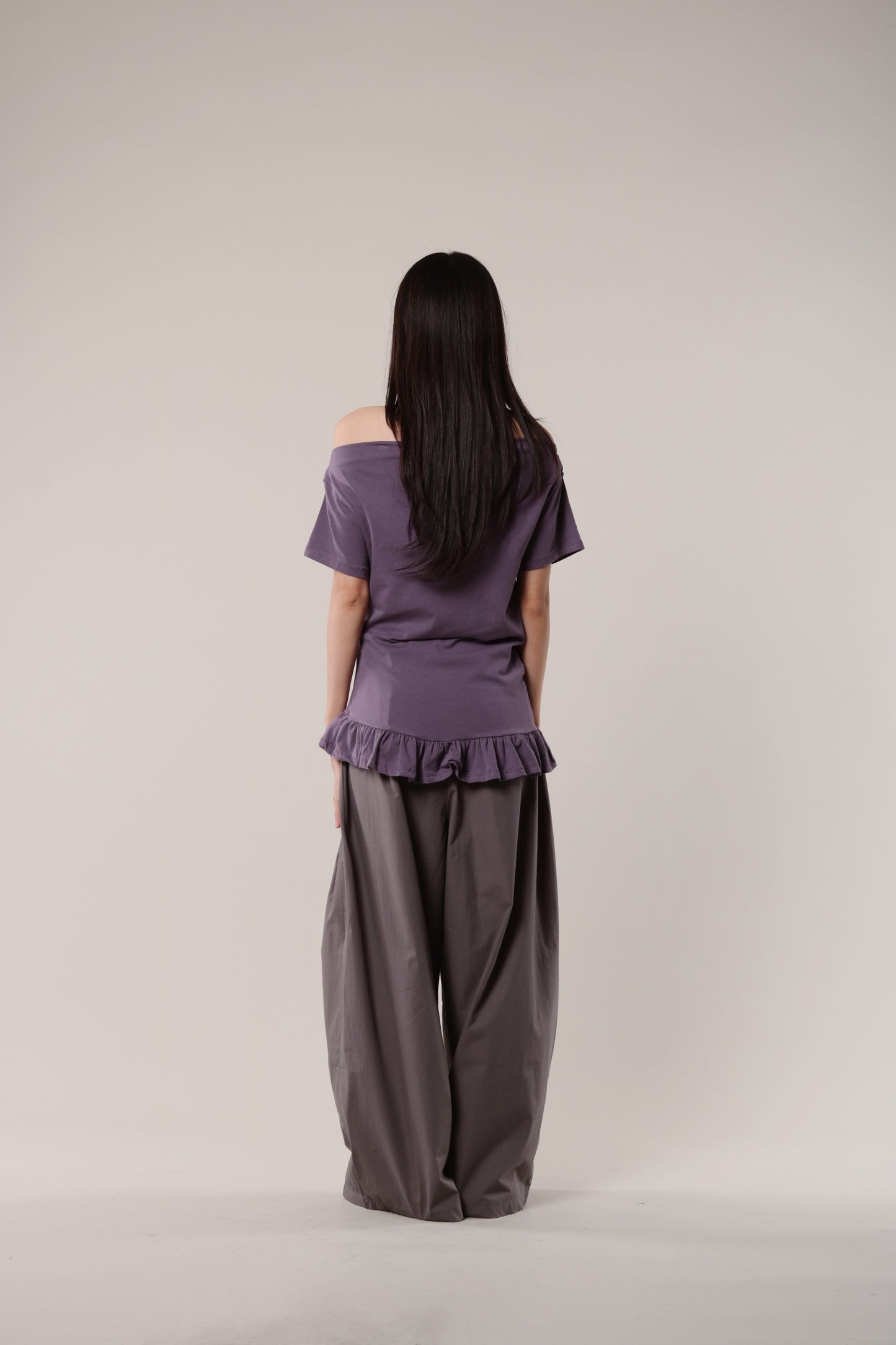 Ruffle Top (Purple)