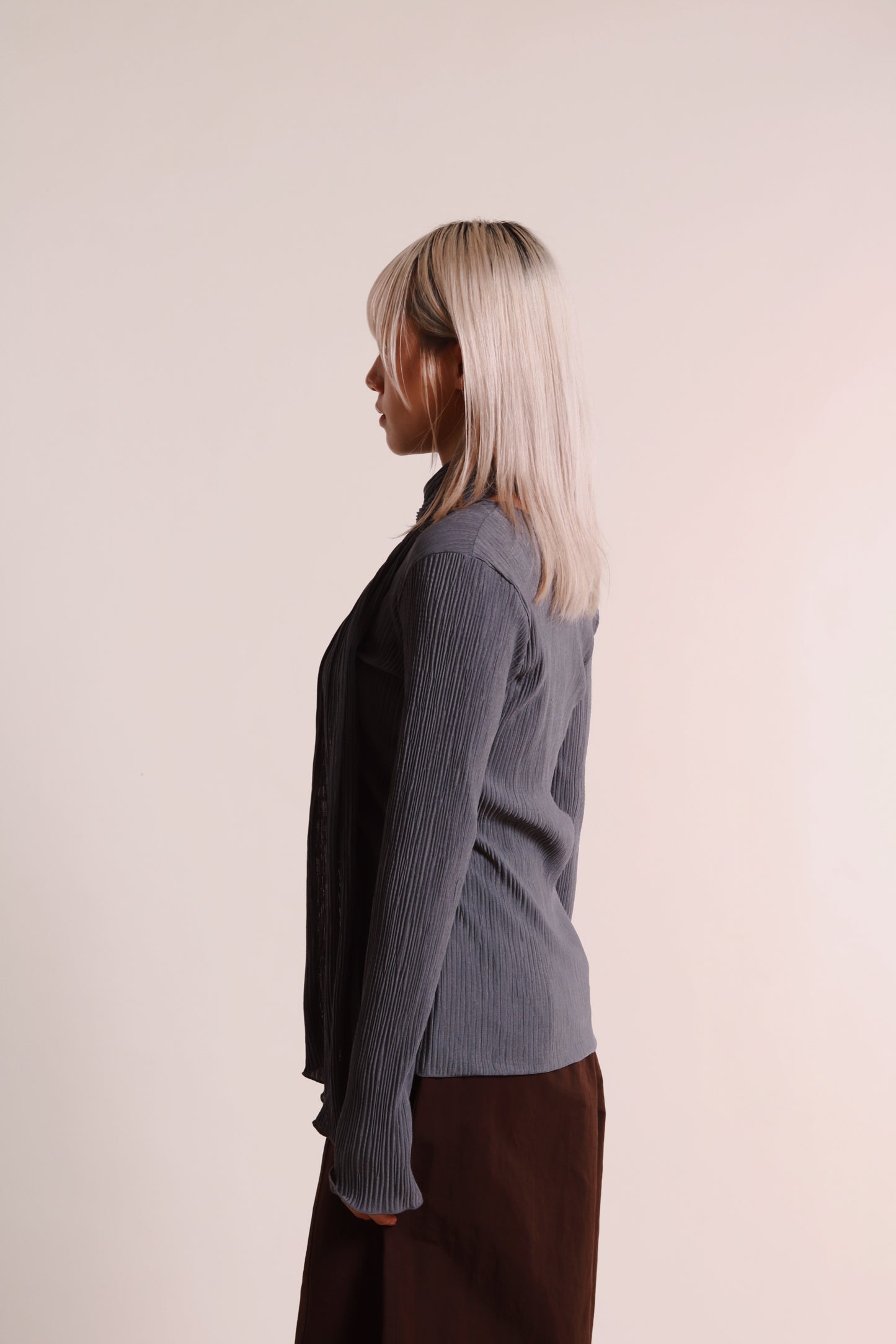 Lenny Top Set (Grey Blue)