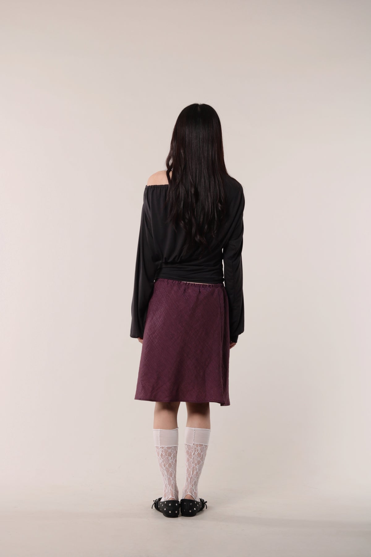 Luna Gathered Top (Black)
