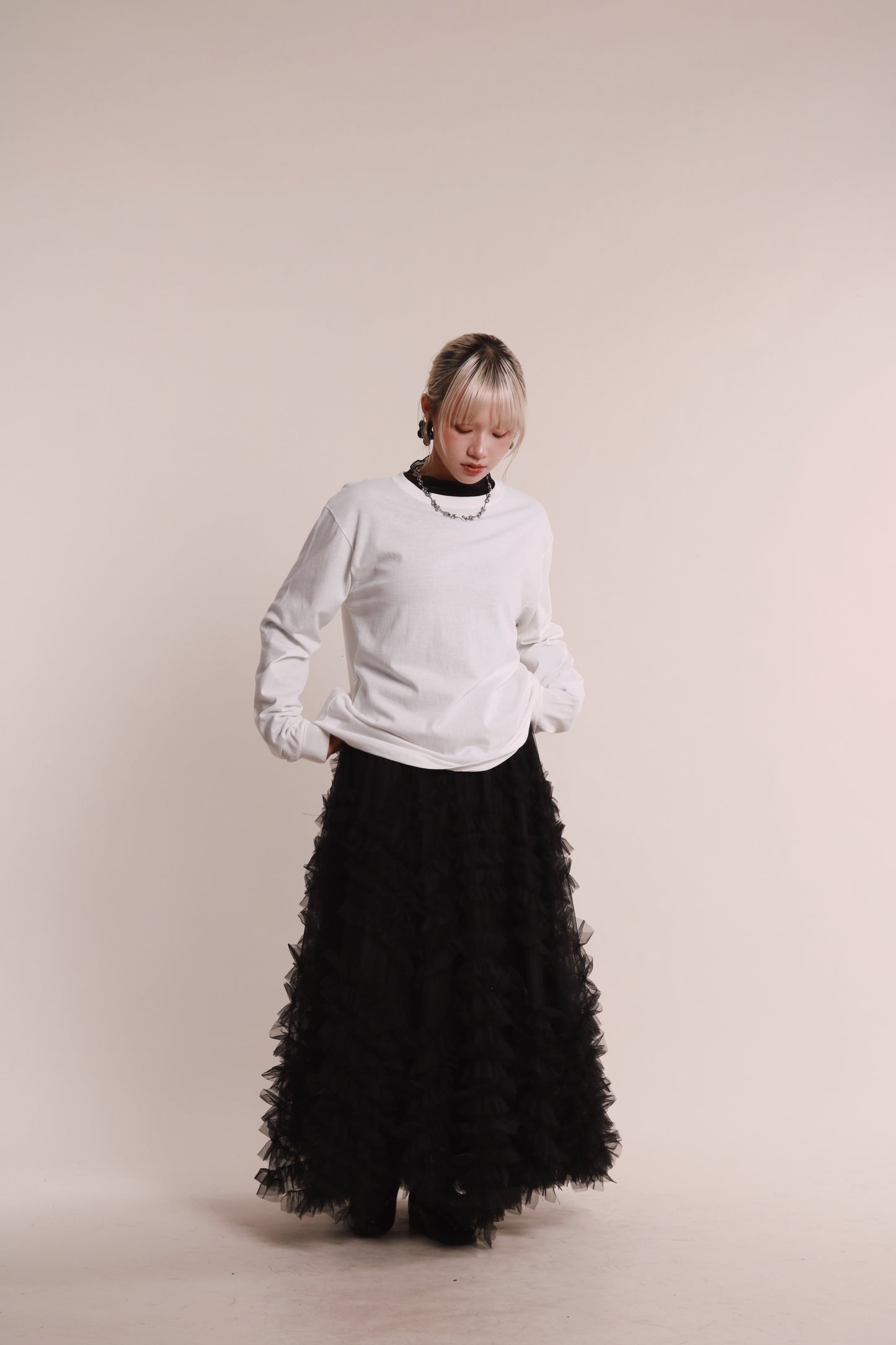 Doll Lace Skirt (Black)