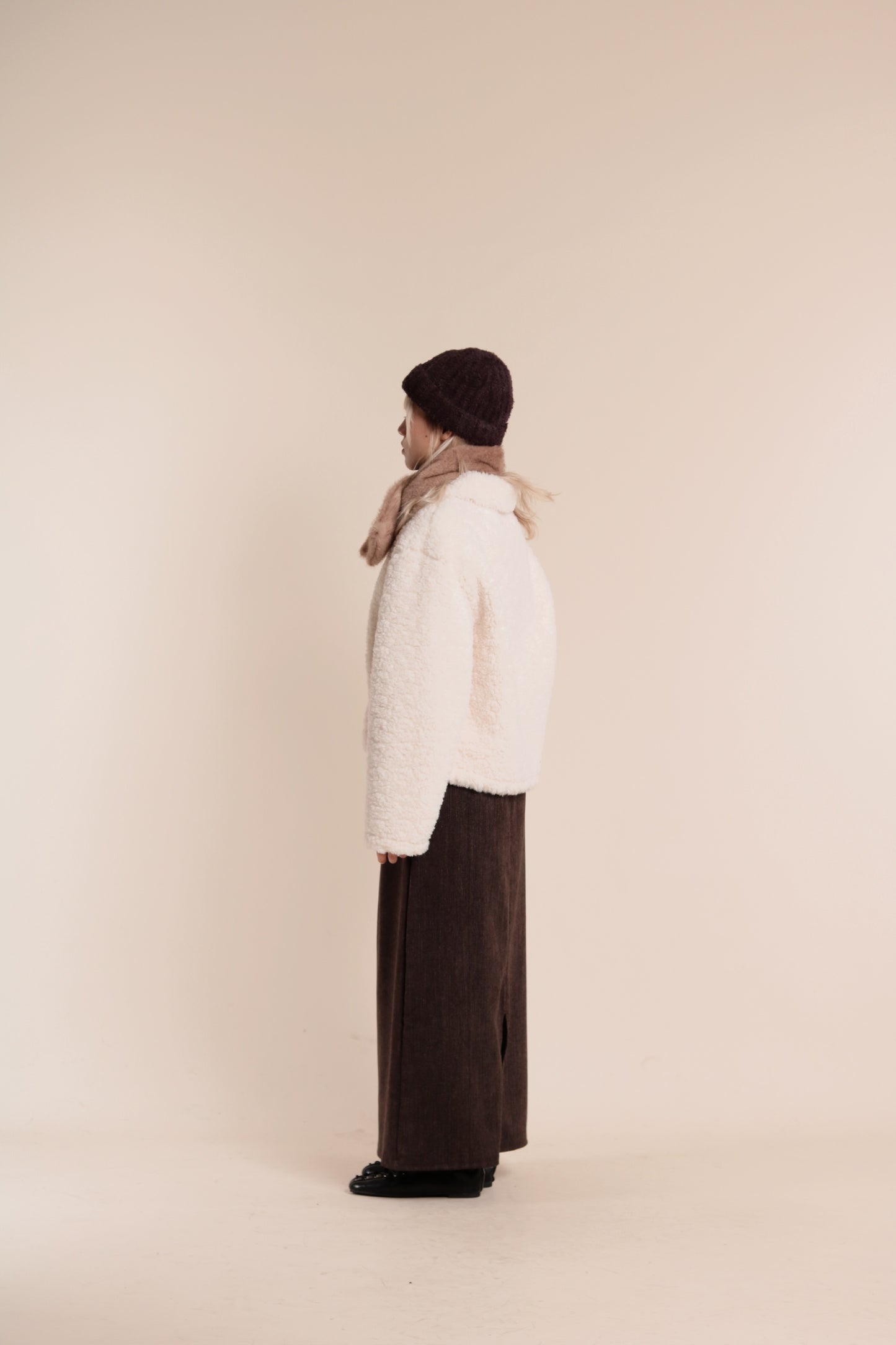 Teddy Bear Jacket (Ivory)