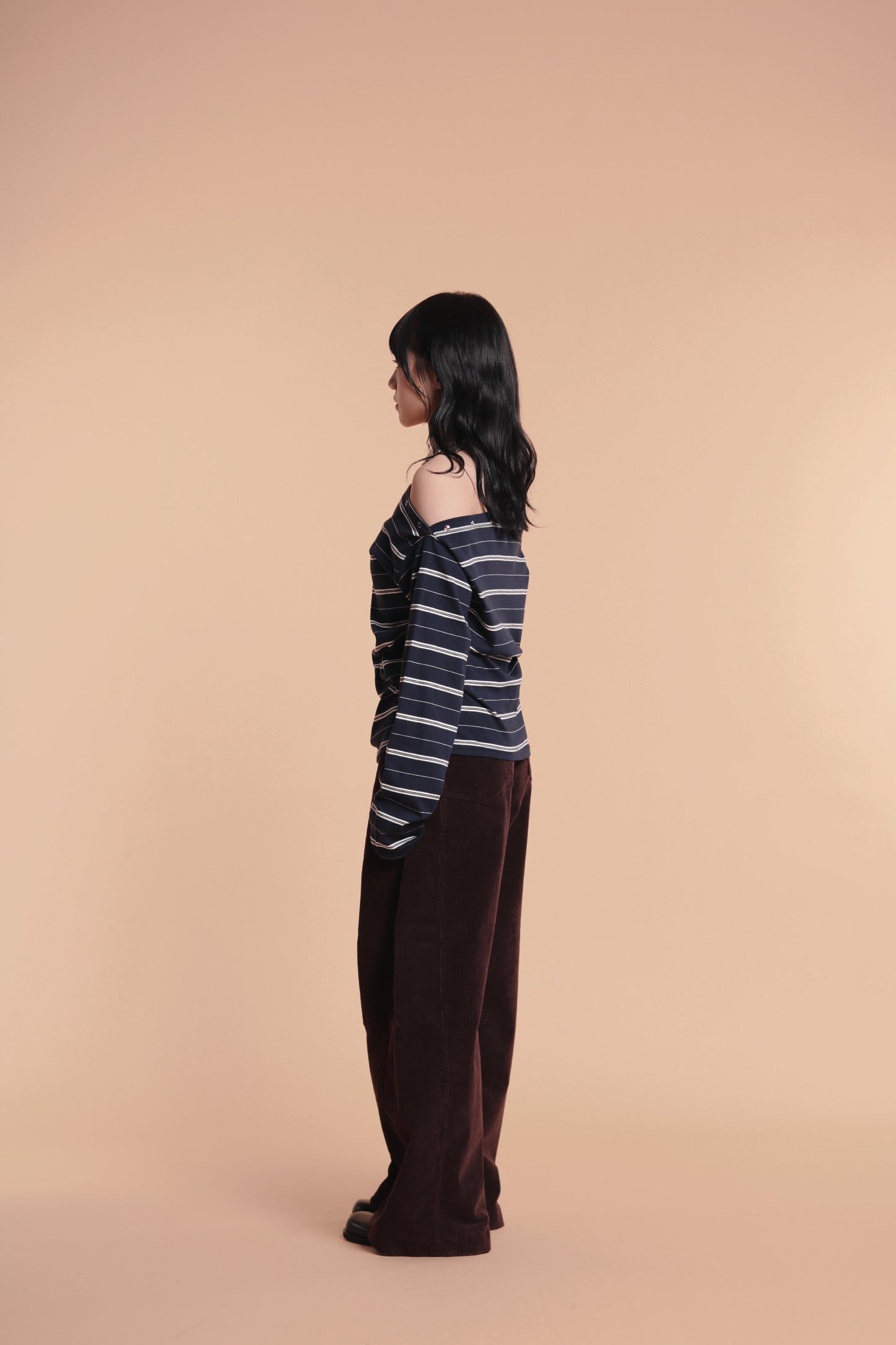 Striped Top (Navy)