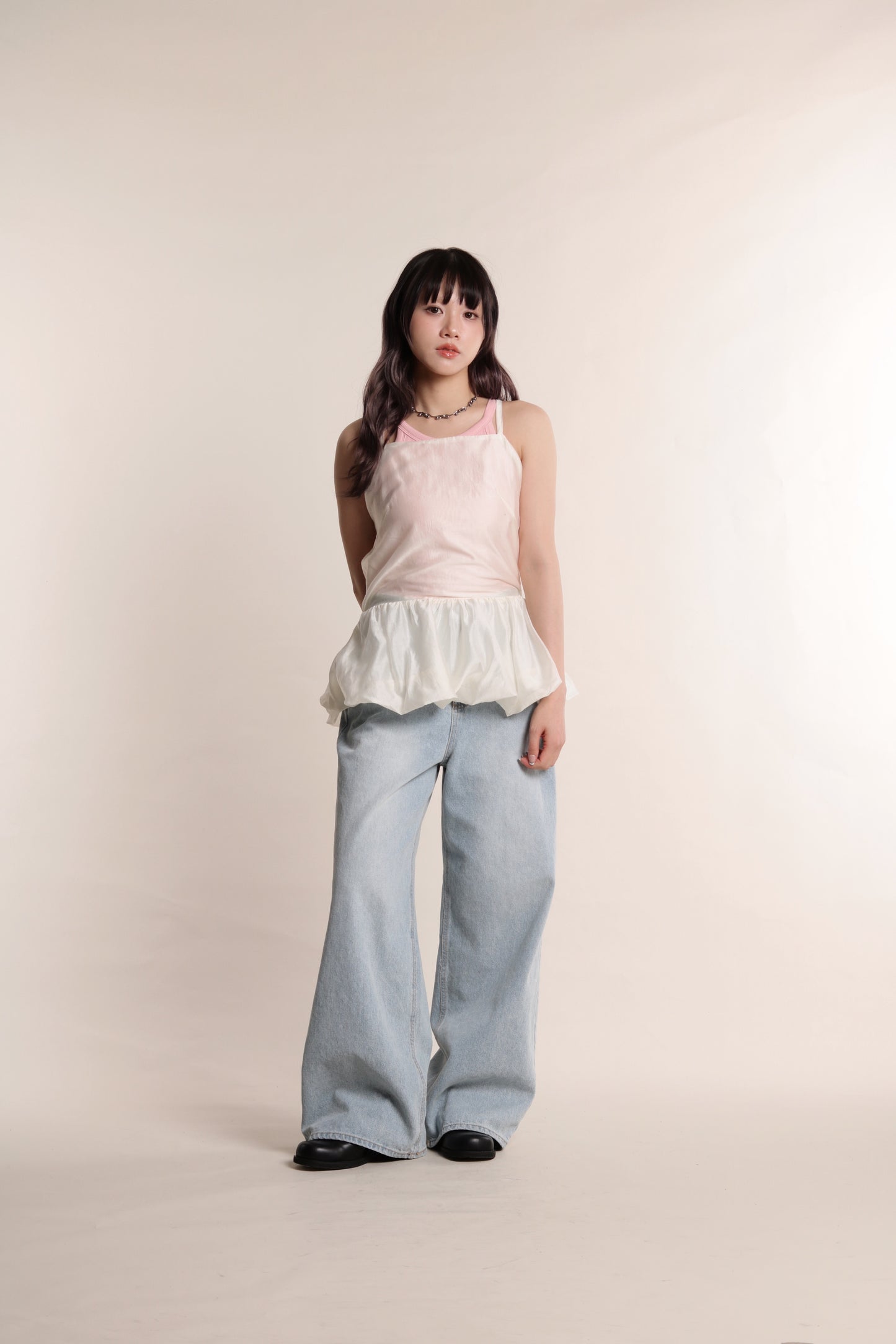 Ribbed Slim Bra Top (Pink)