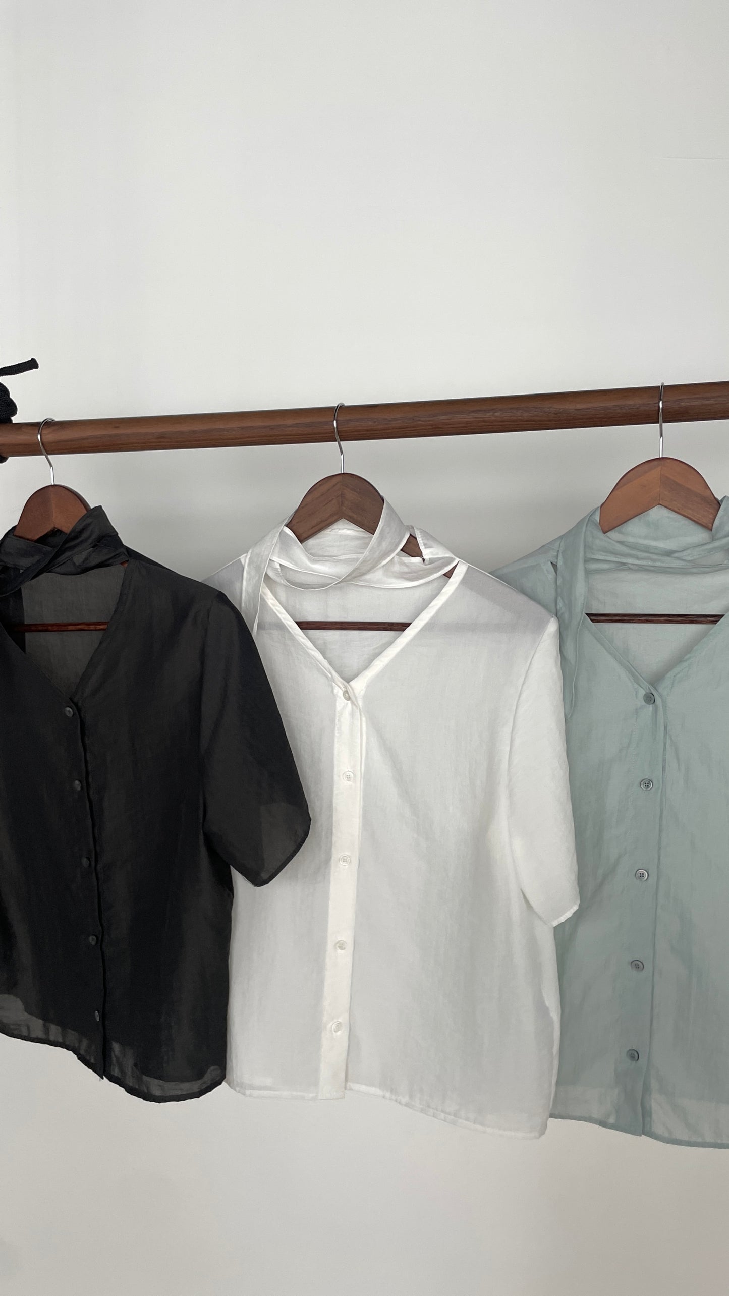 See Through Tie Top (Black)