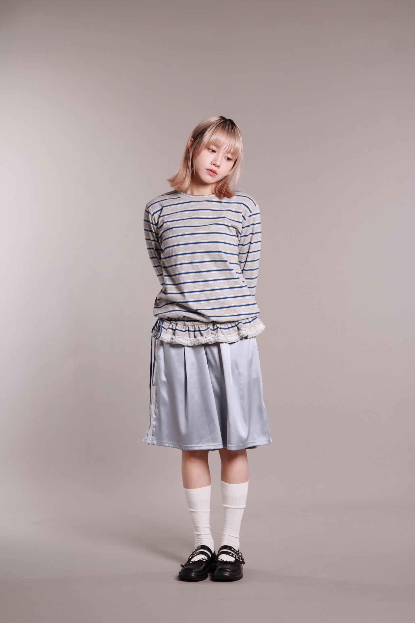 Sporty Lace Shorts (Sky)