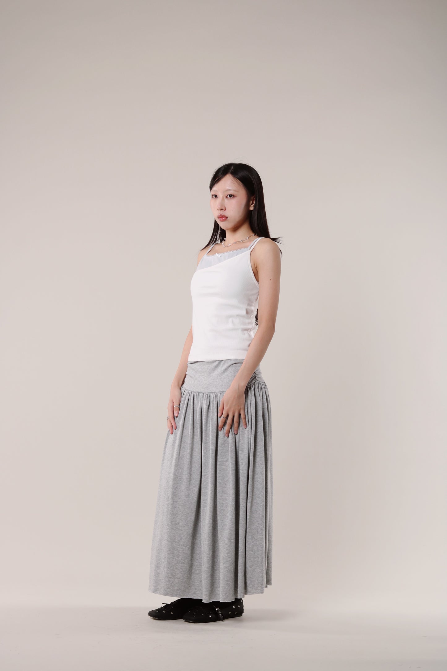 Asymmetric Cami (White)
