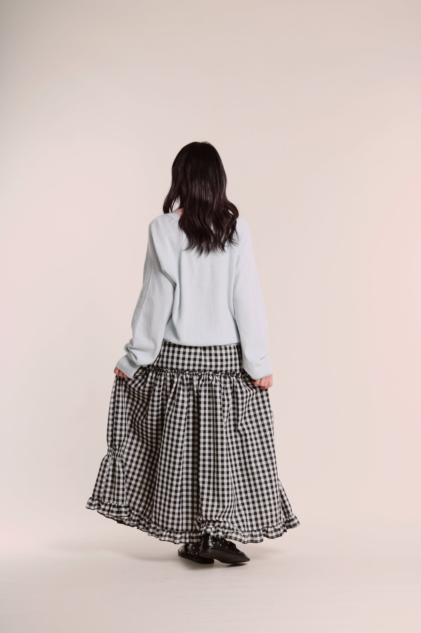 V Neck Sweater (Baby Blue)