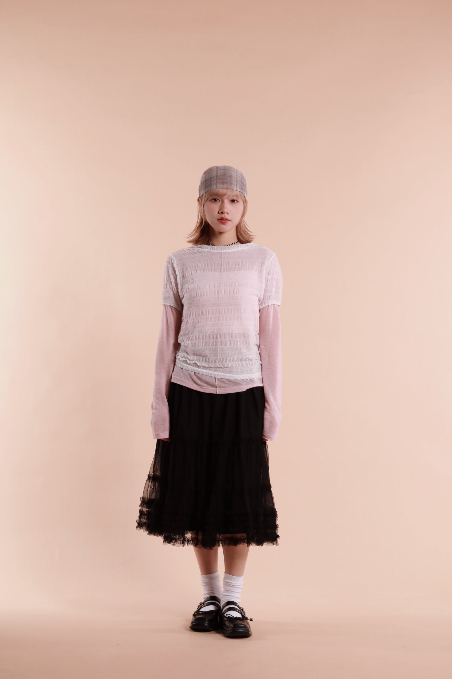 Doll Lace Ruffle Skirt (Black)