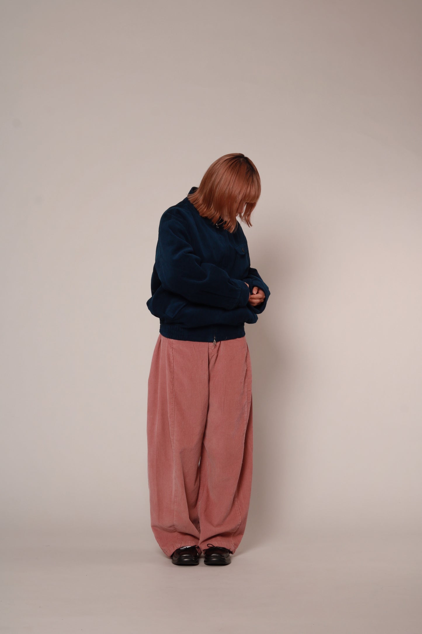 Unisex Corduroy Jacket (Navy)