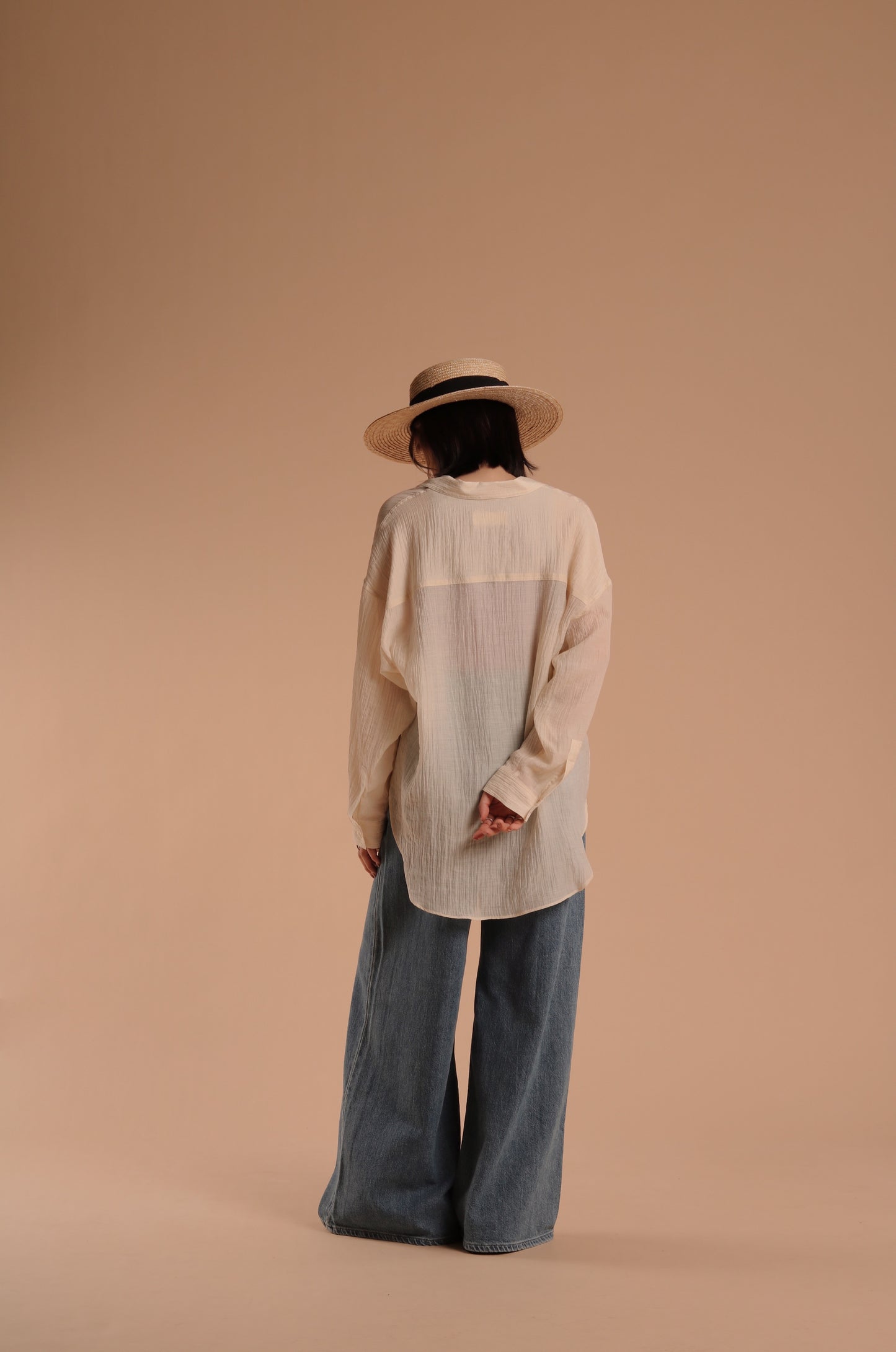 Vintage Linen Shirt (Beige)