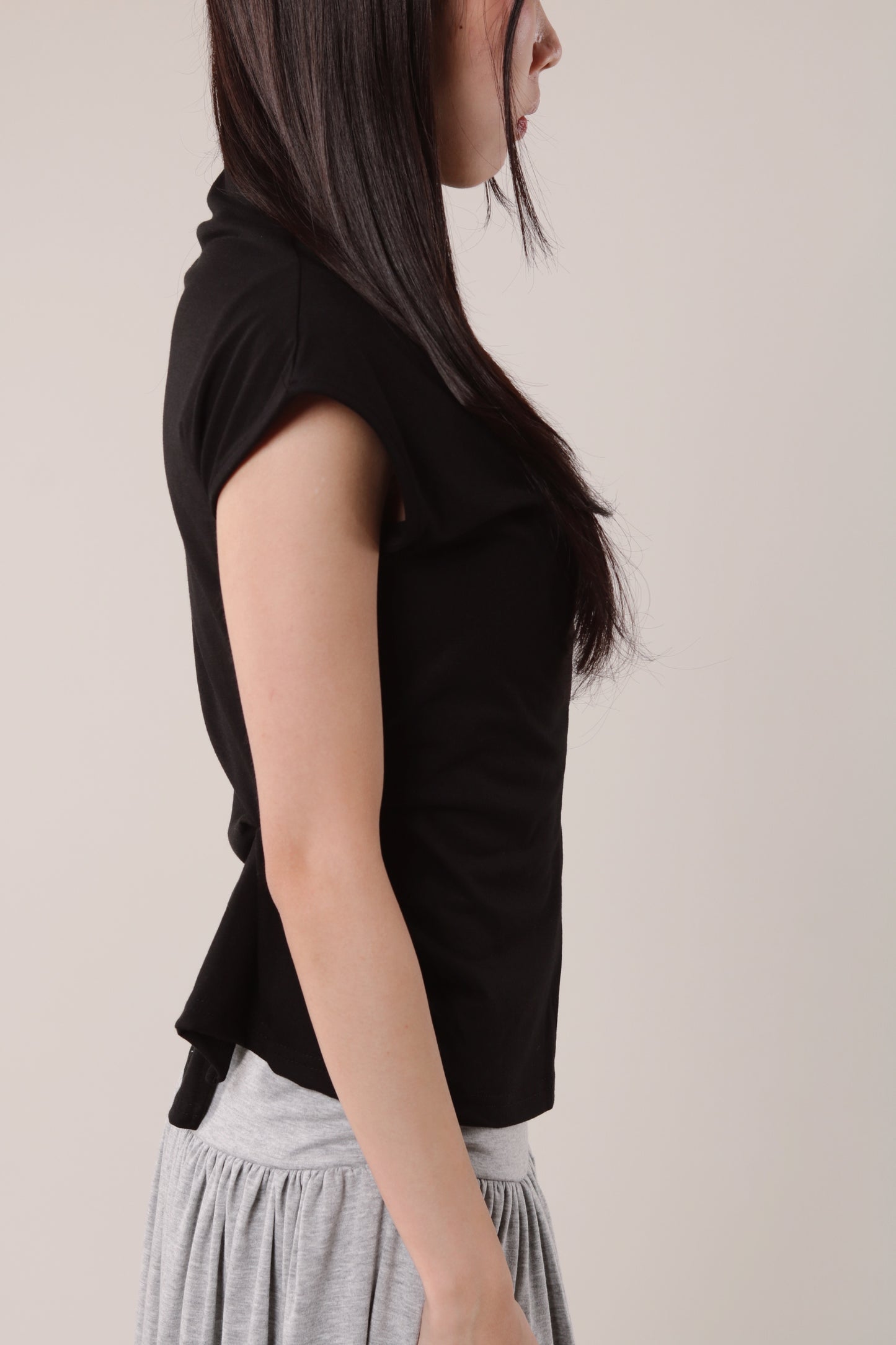 Borg Gathered Tee (Black)