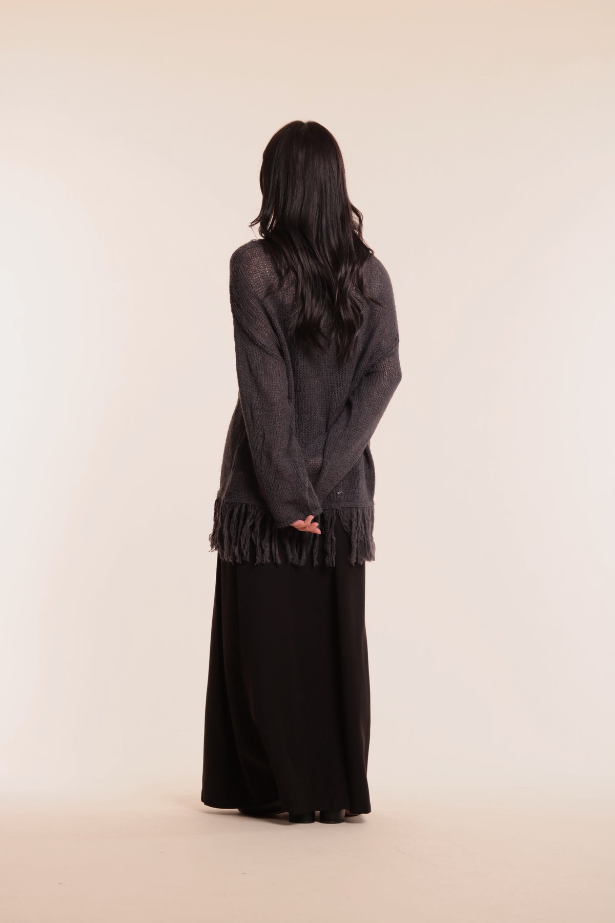 Soso Knit Top (Charcoal)
