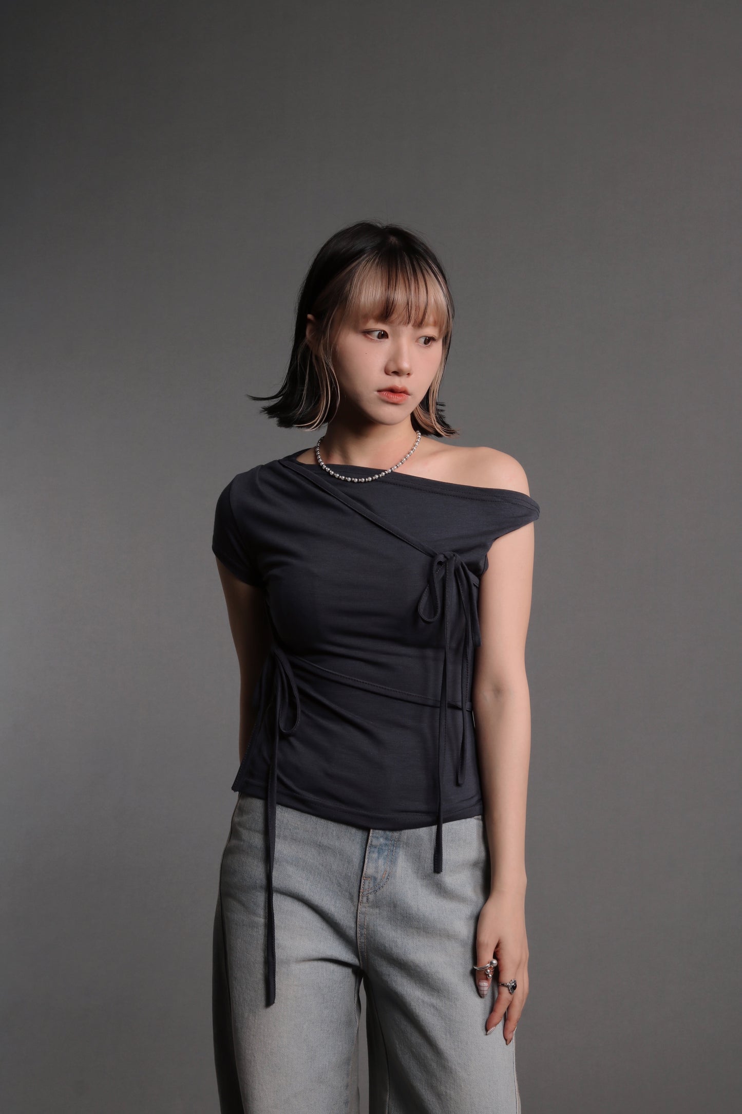 Issac Top (Grey Blue)