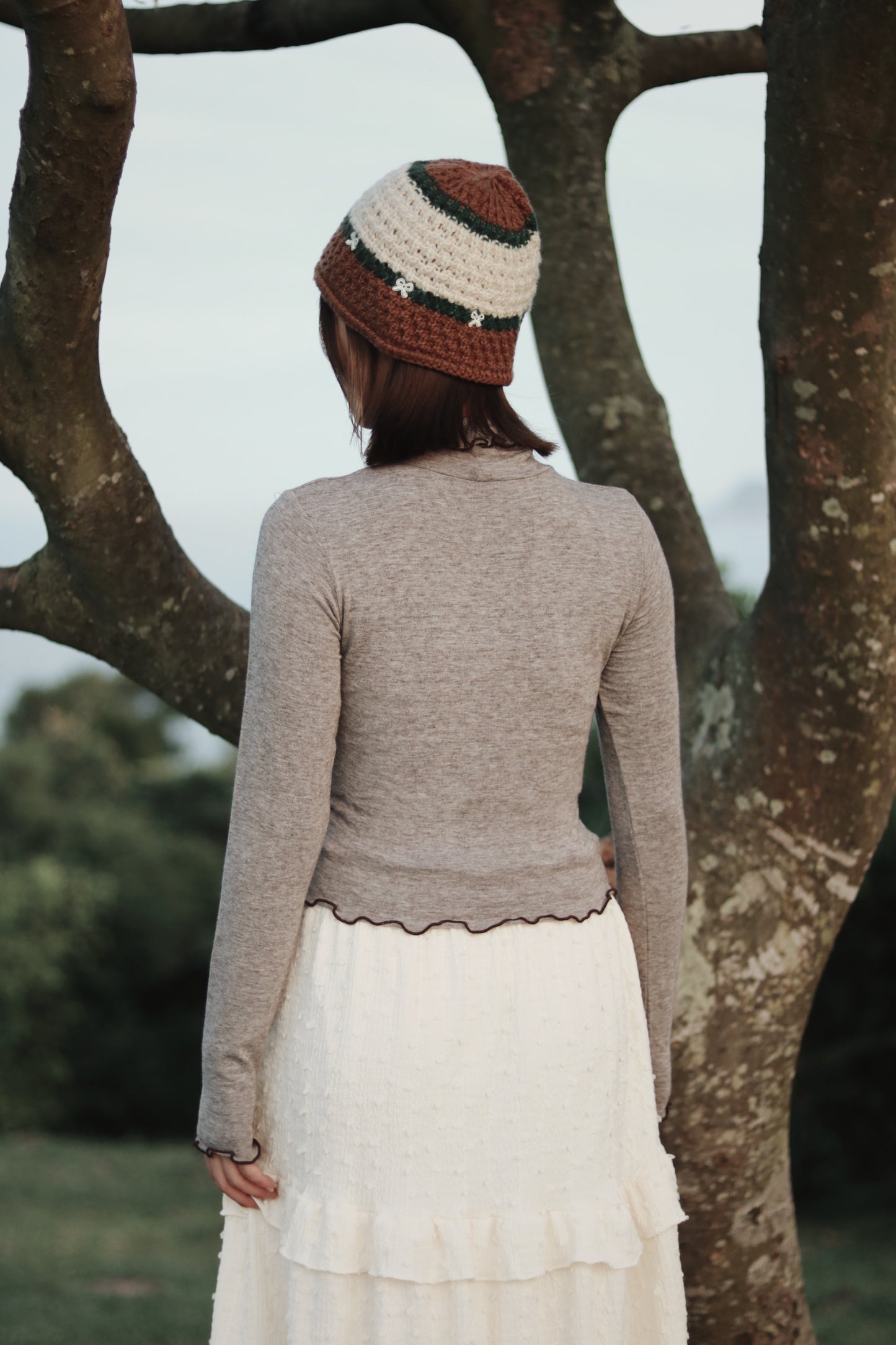 Double Fafa Top (Brown)