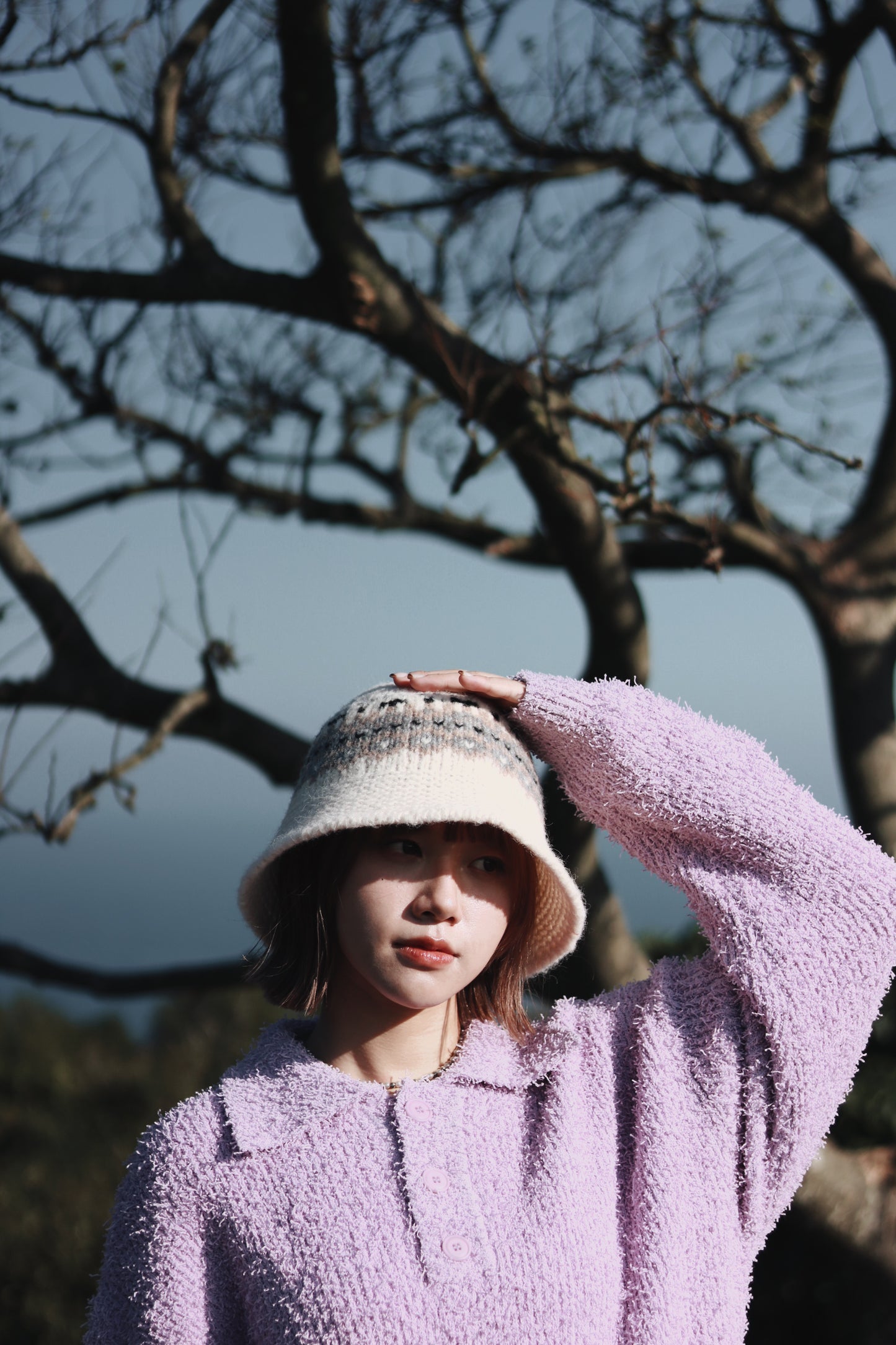 Snow Bucket Hat (Ivory)