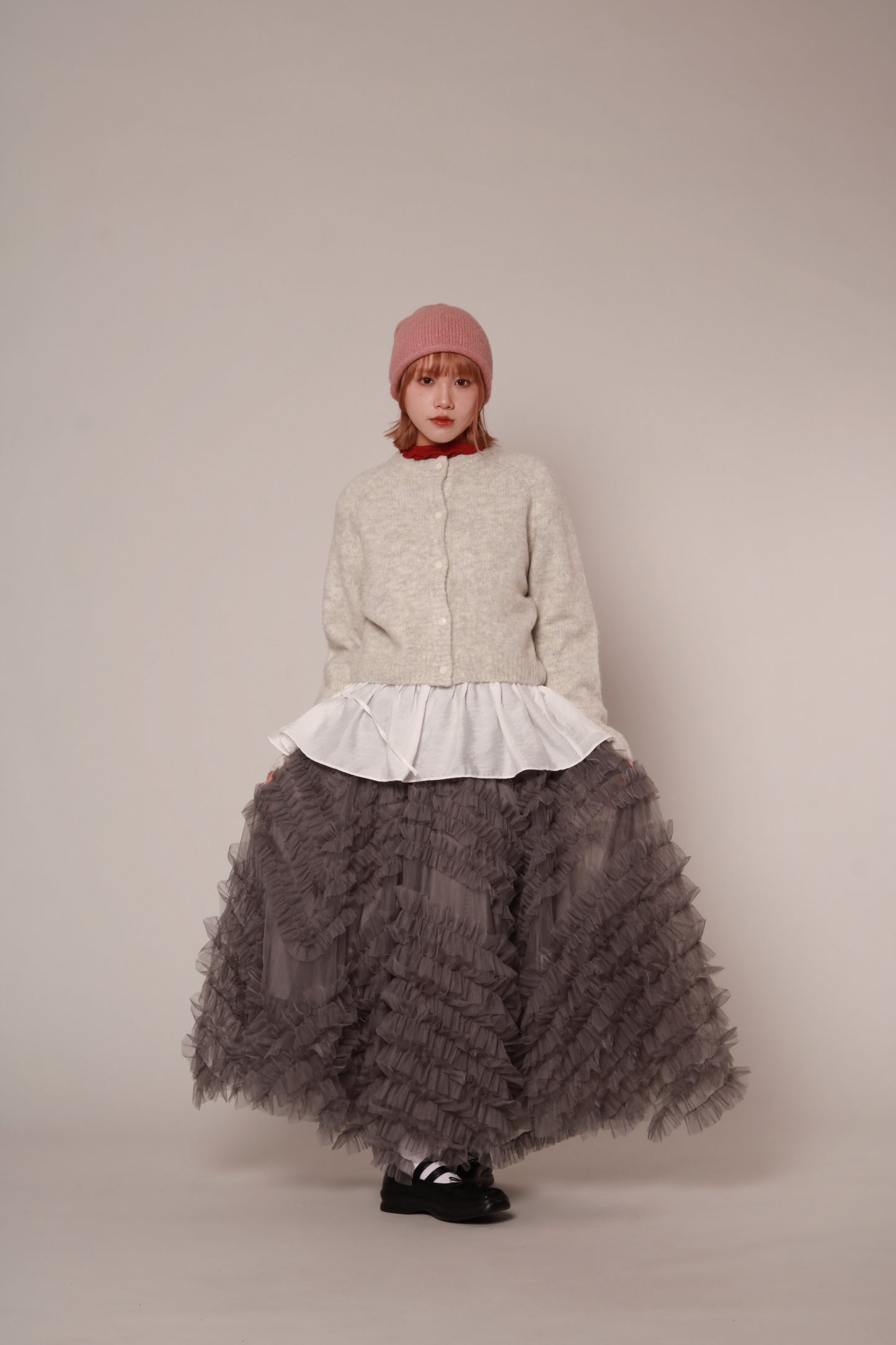 Grandma Cardigan (Light Grey)