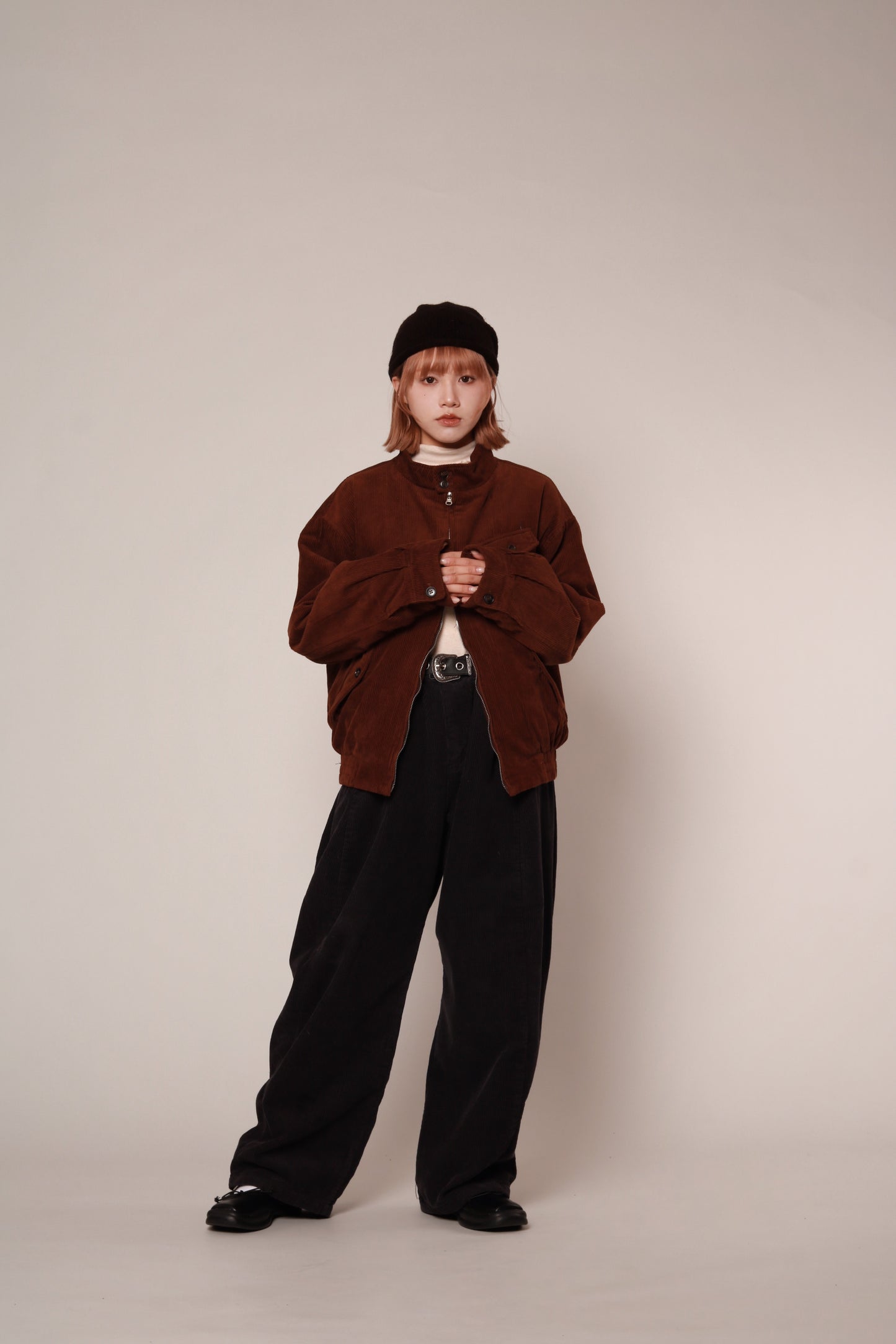 Unisex Corduroy Jacket (Brown)