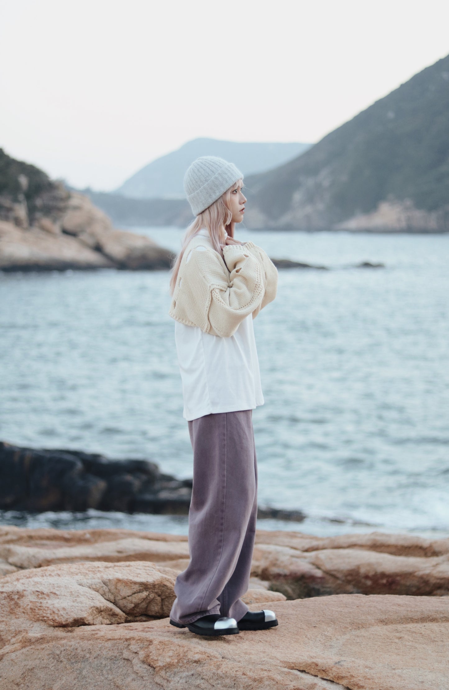 straight Jeans (Purple)