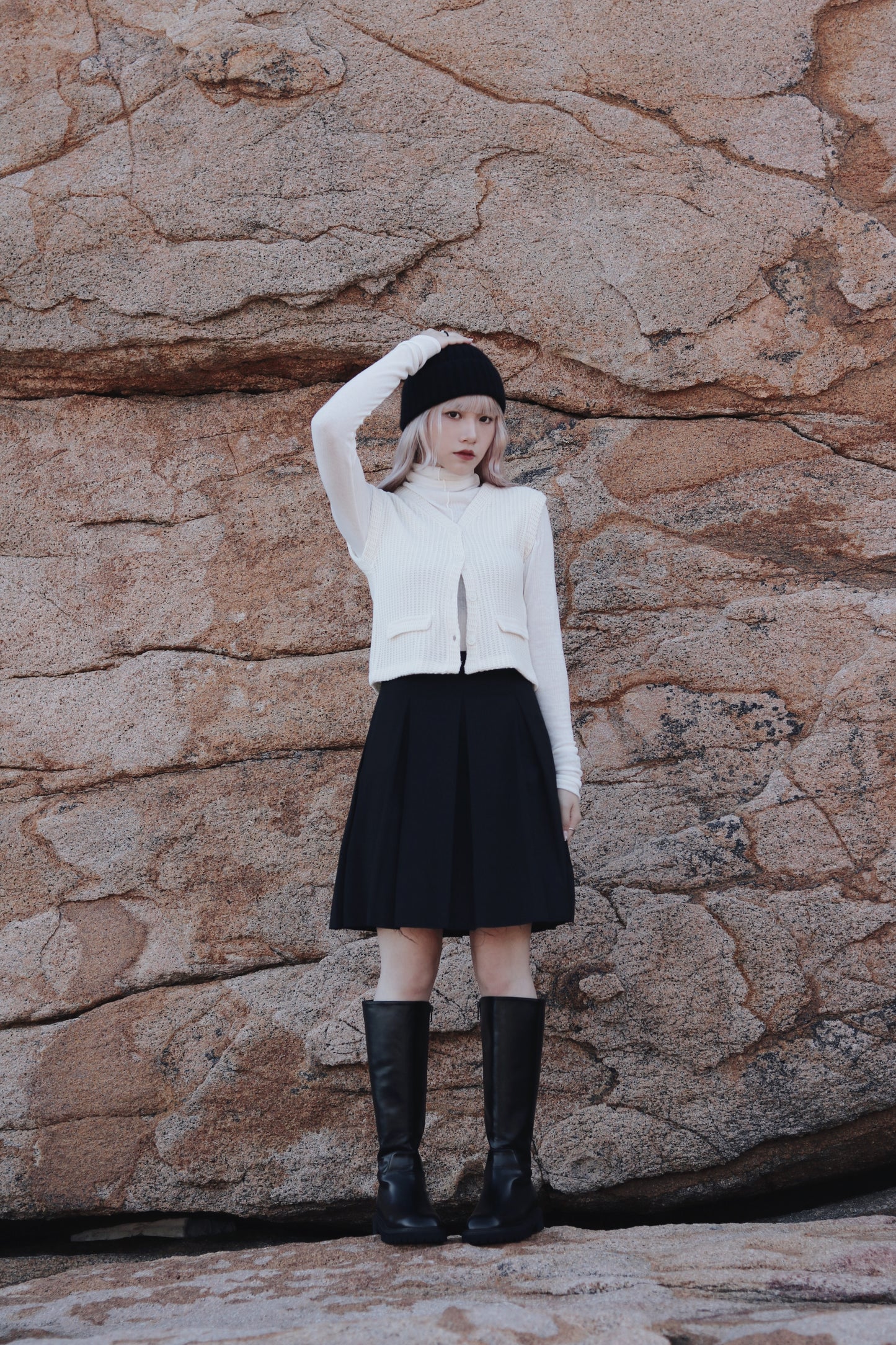 Daily Wool Top (White)