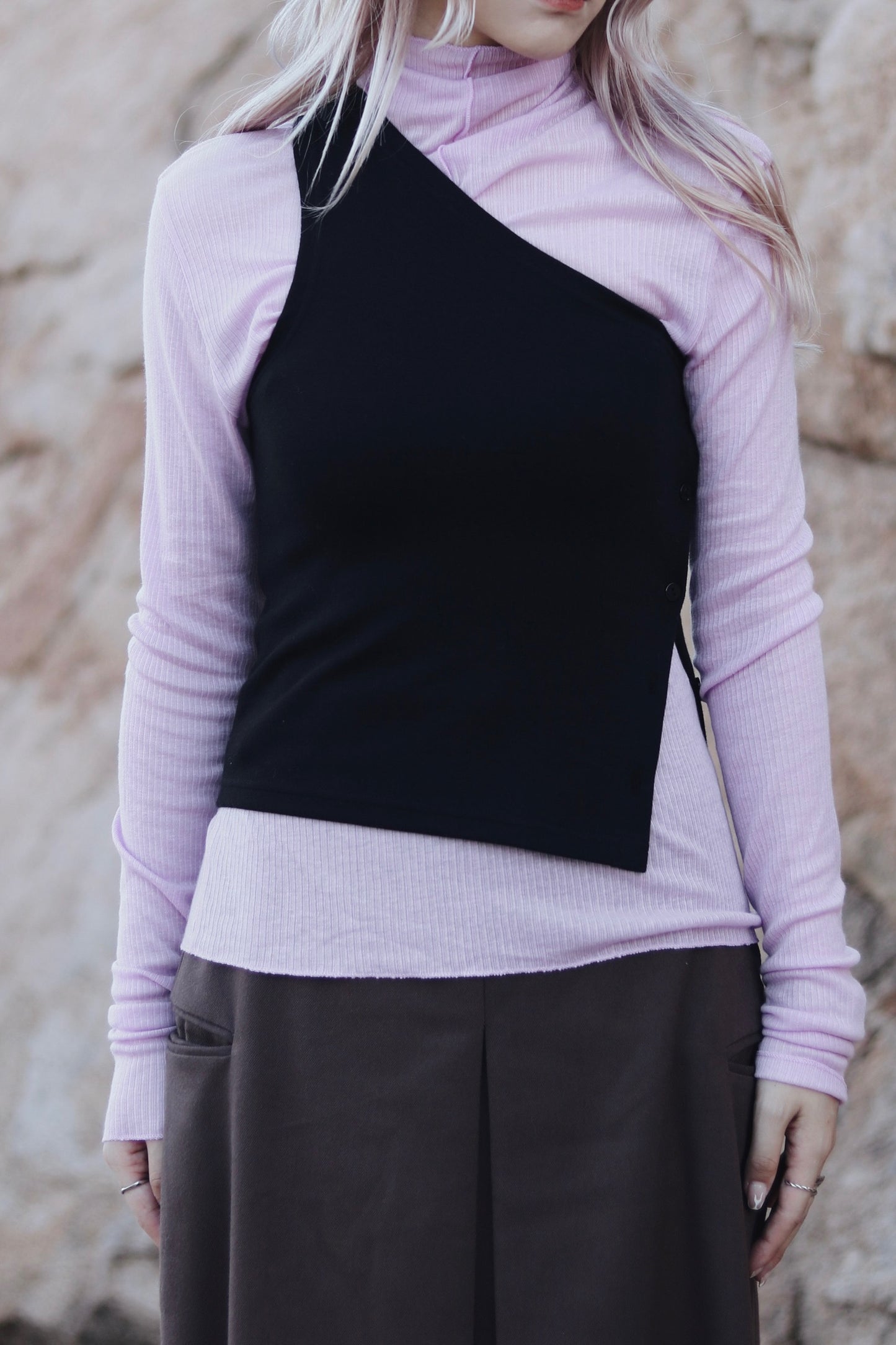 Daily Wool Top (Purple)
