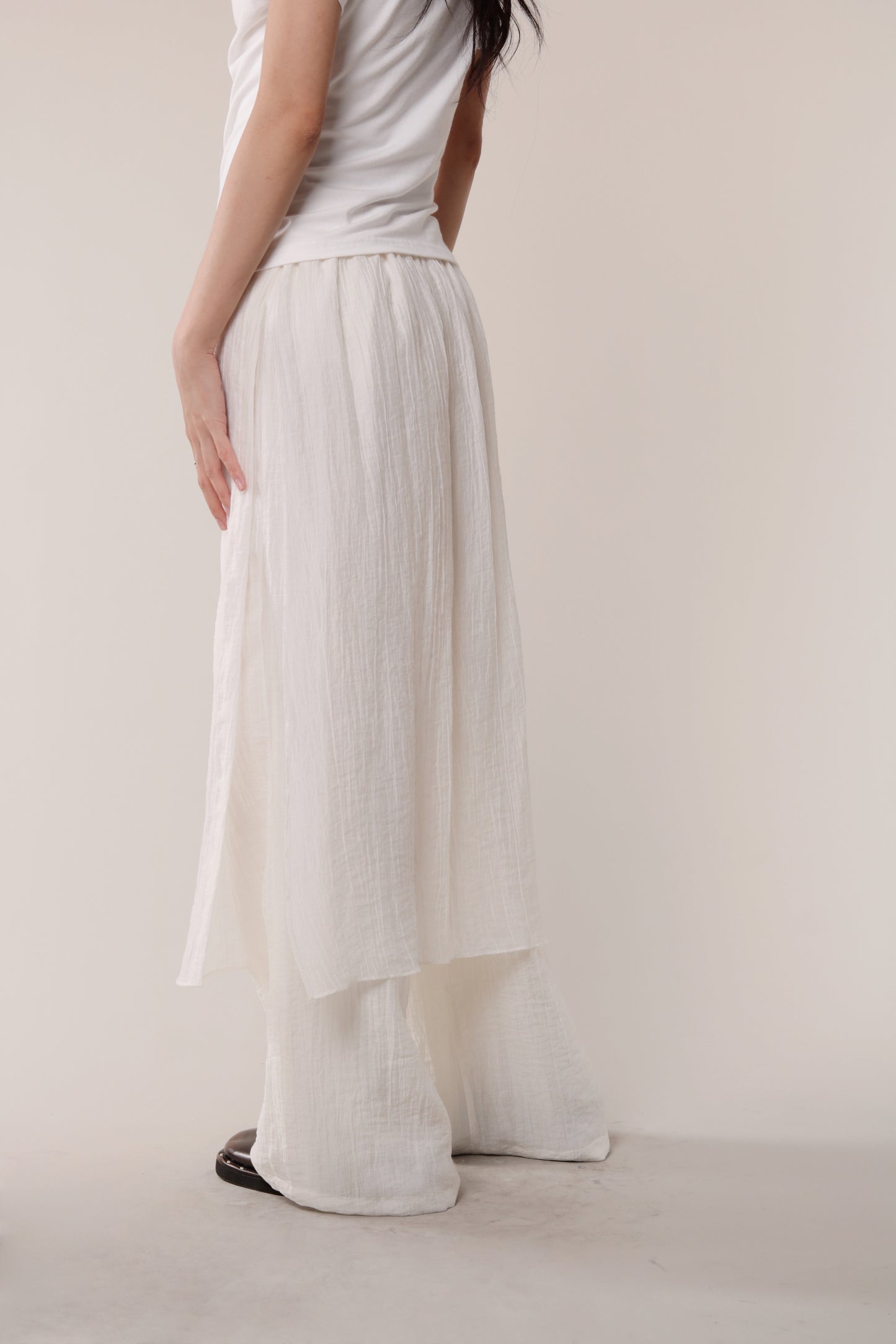 Layered Pants (Ivory)