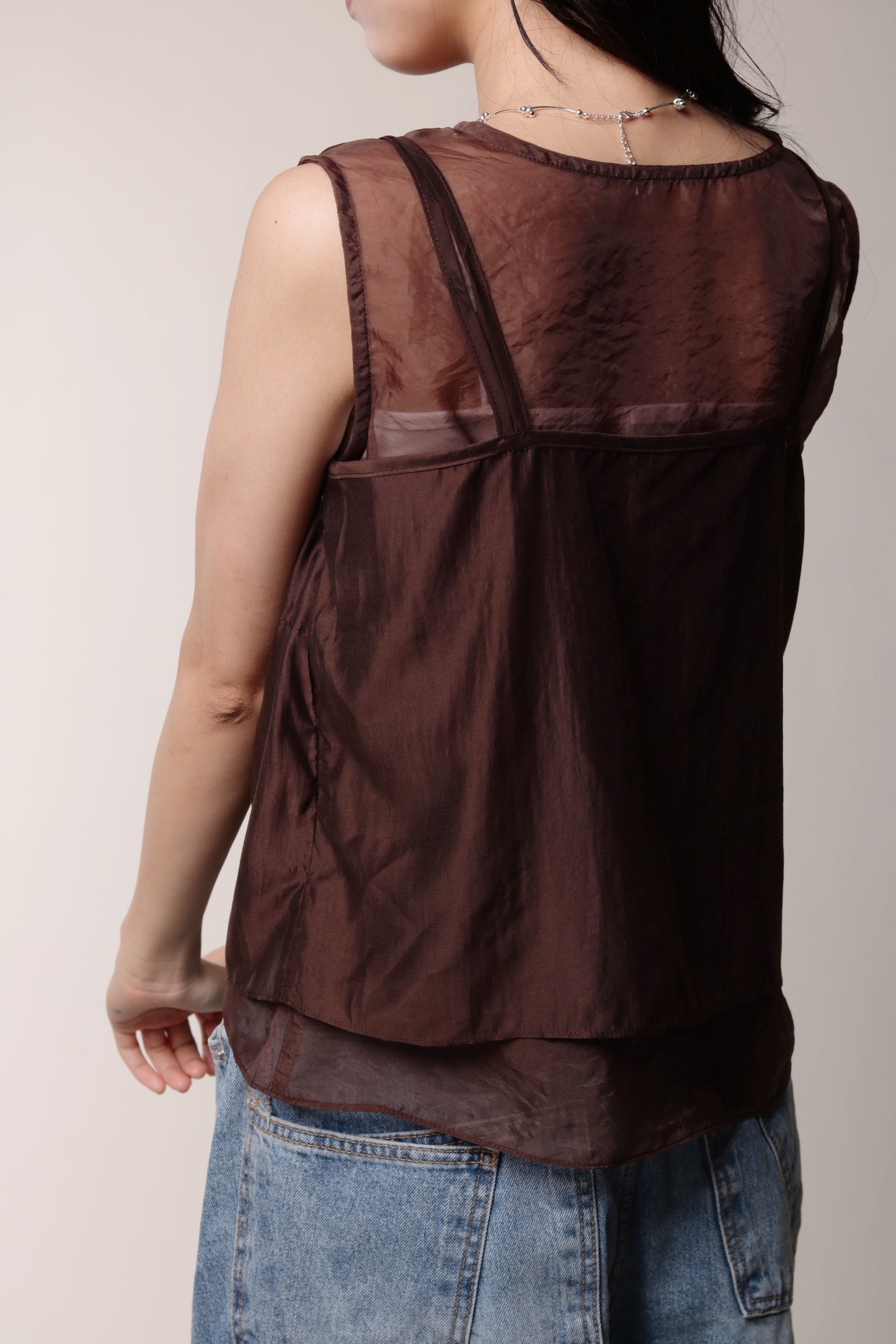 Chaya Layered Top (Brown)