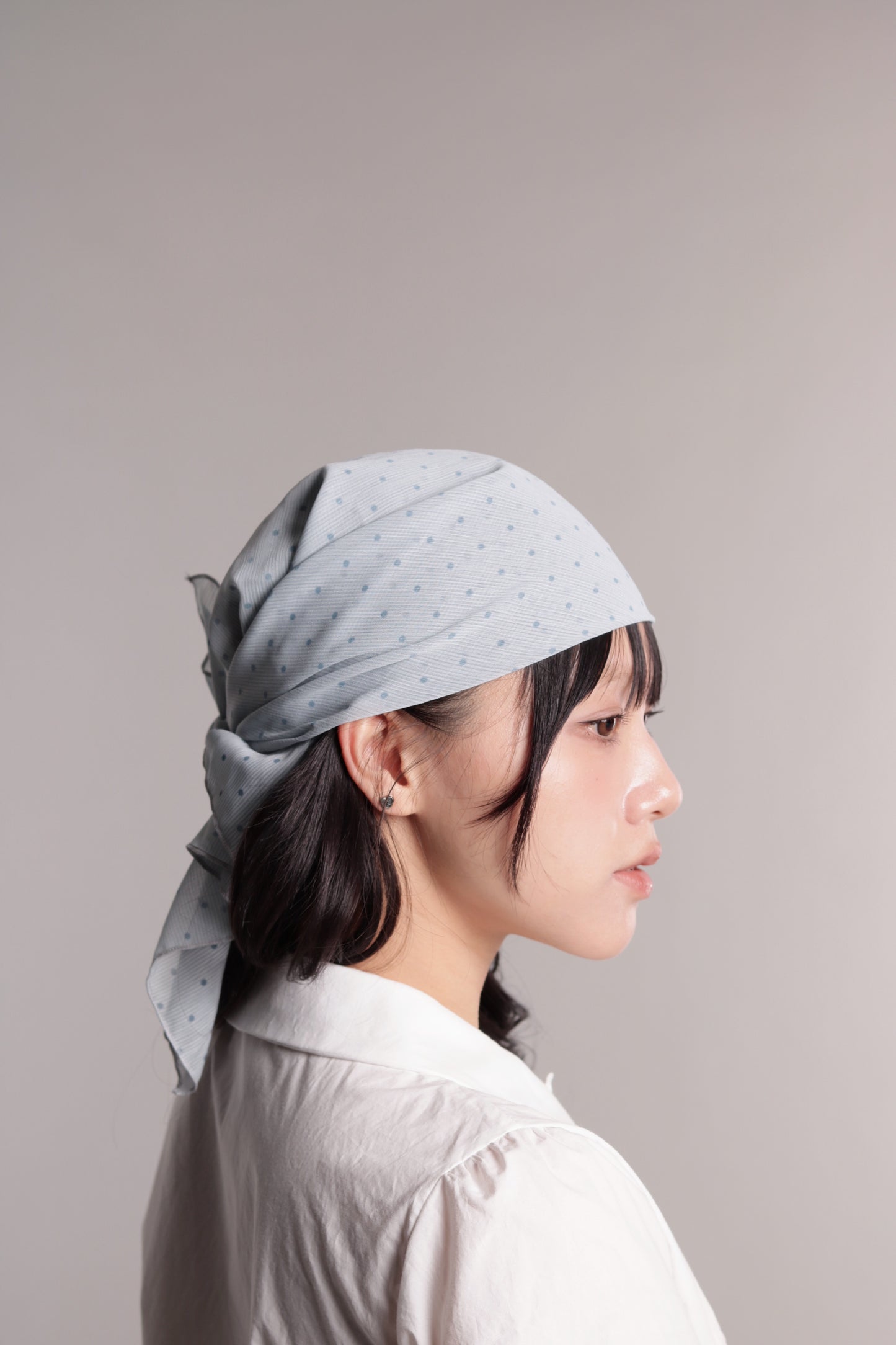 Polka Dot Scarf (Sky)