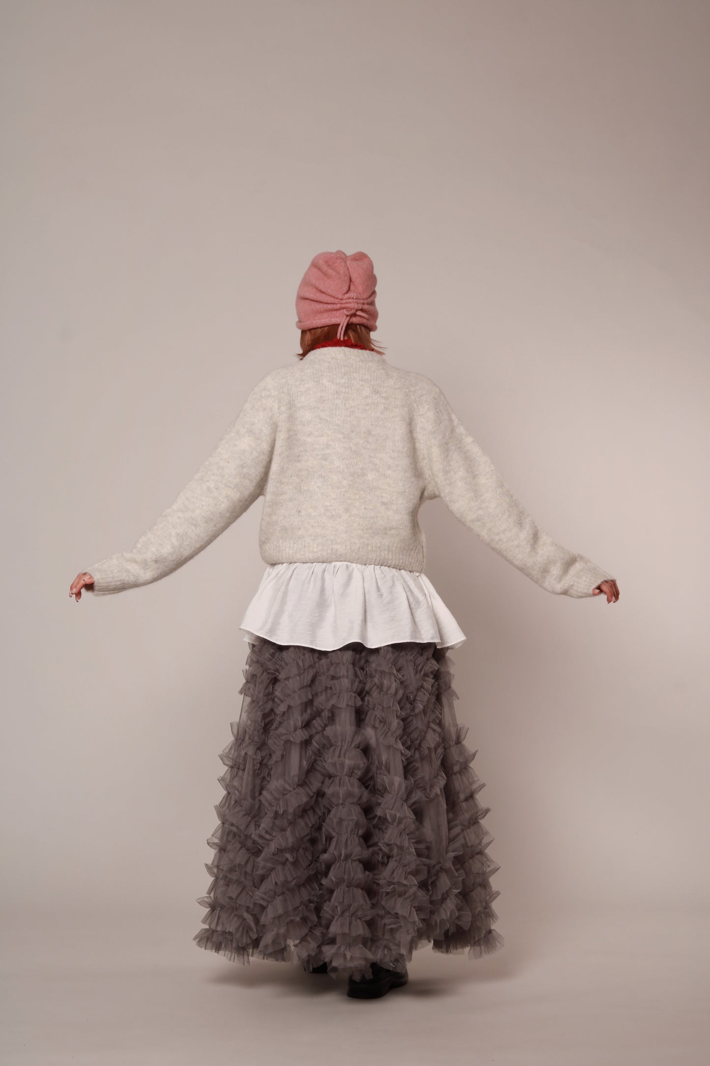 Grandma Cardigan (Light Grey)