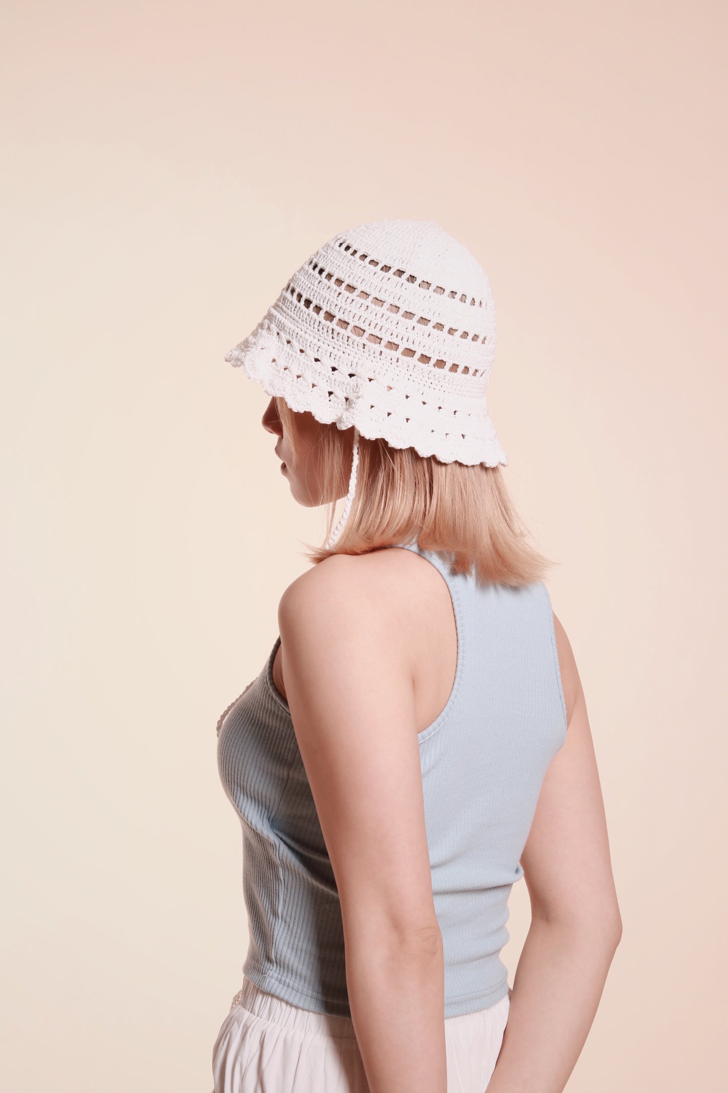 Padded Rib Tank (Baby Blue)