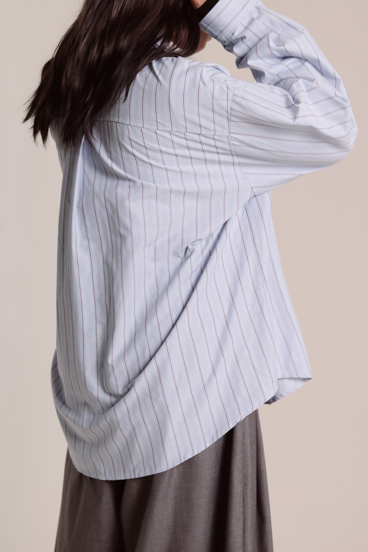 Spring Striped Shirt (Blue)
