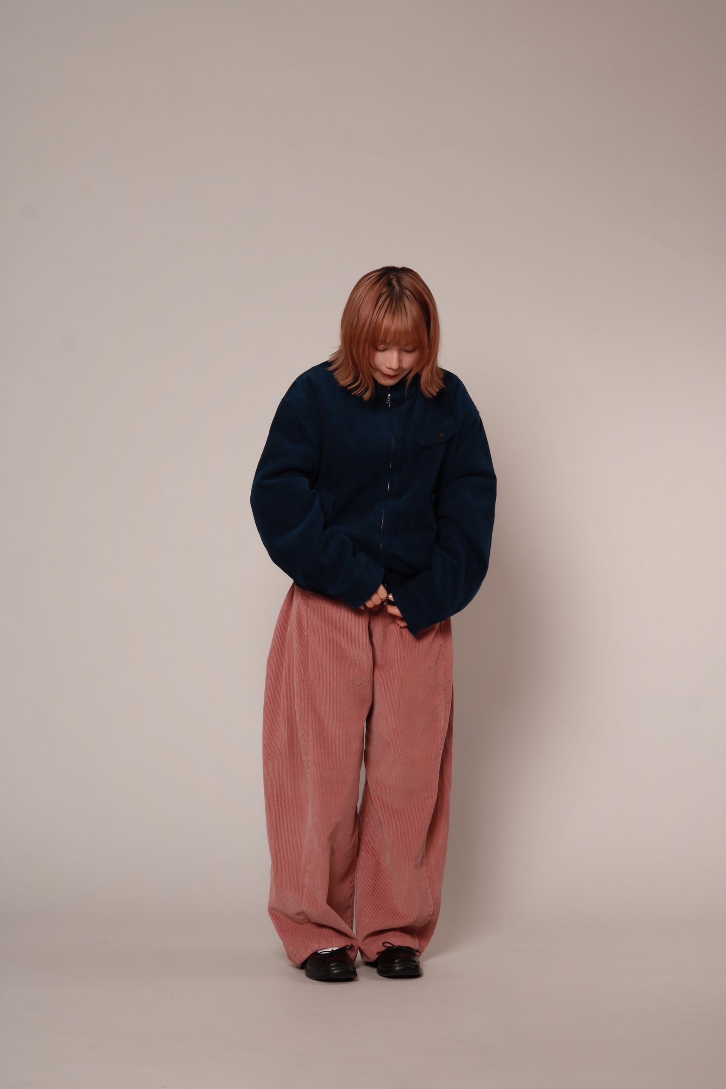 Unisex Corduroy Jacket (Navy)