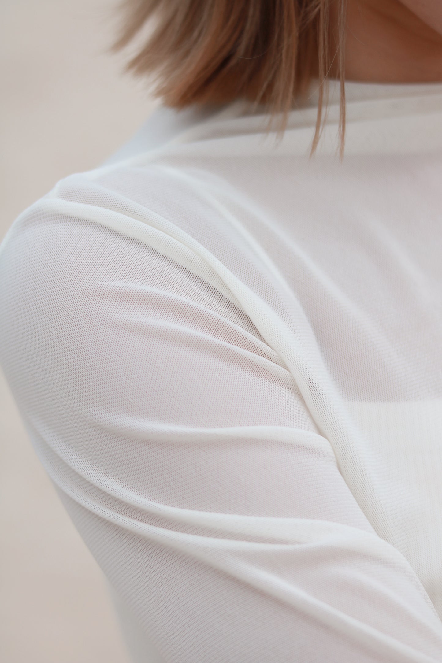 Spring See Through Top (White)