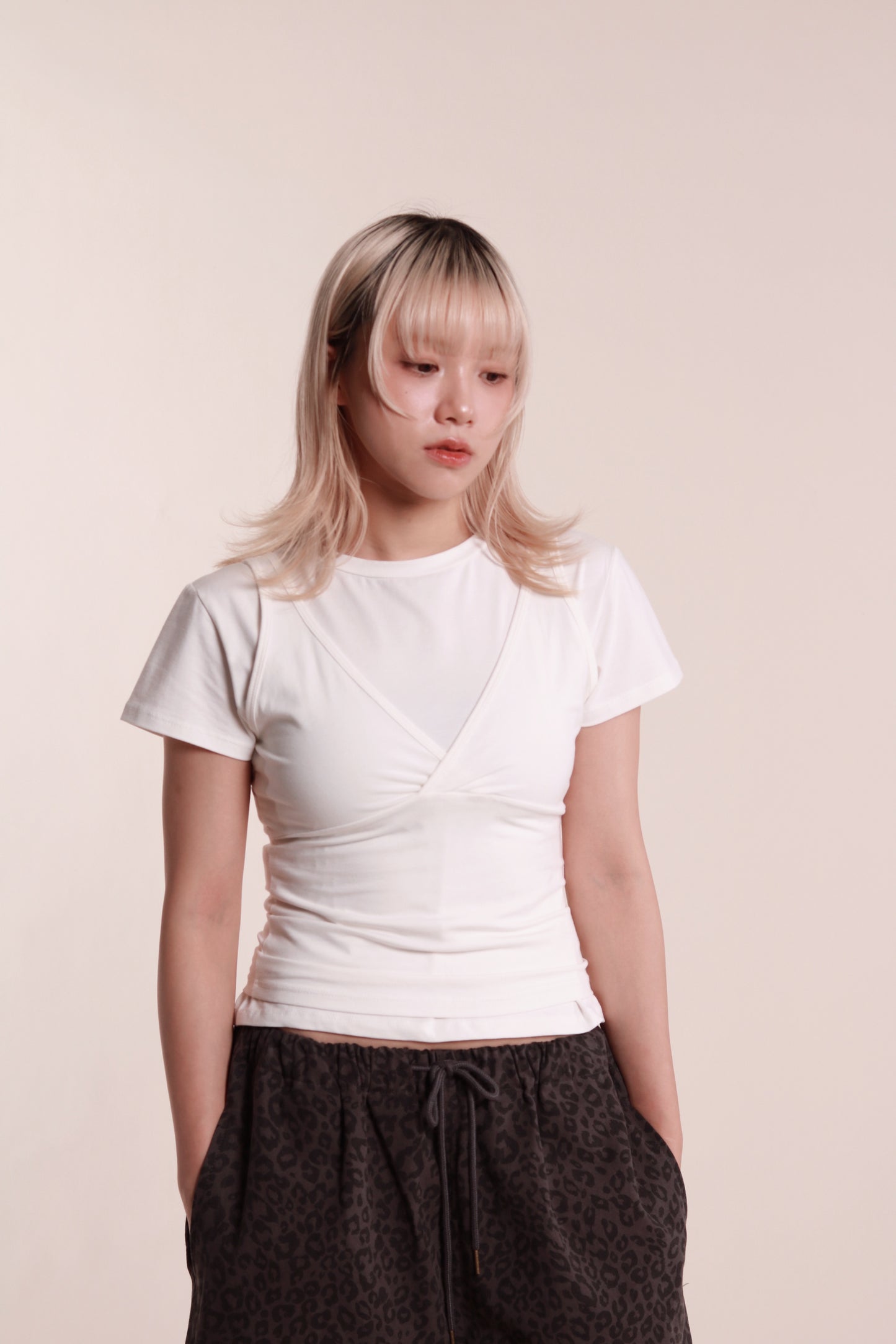 Lyla Tee Set (White)