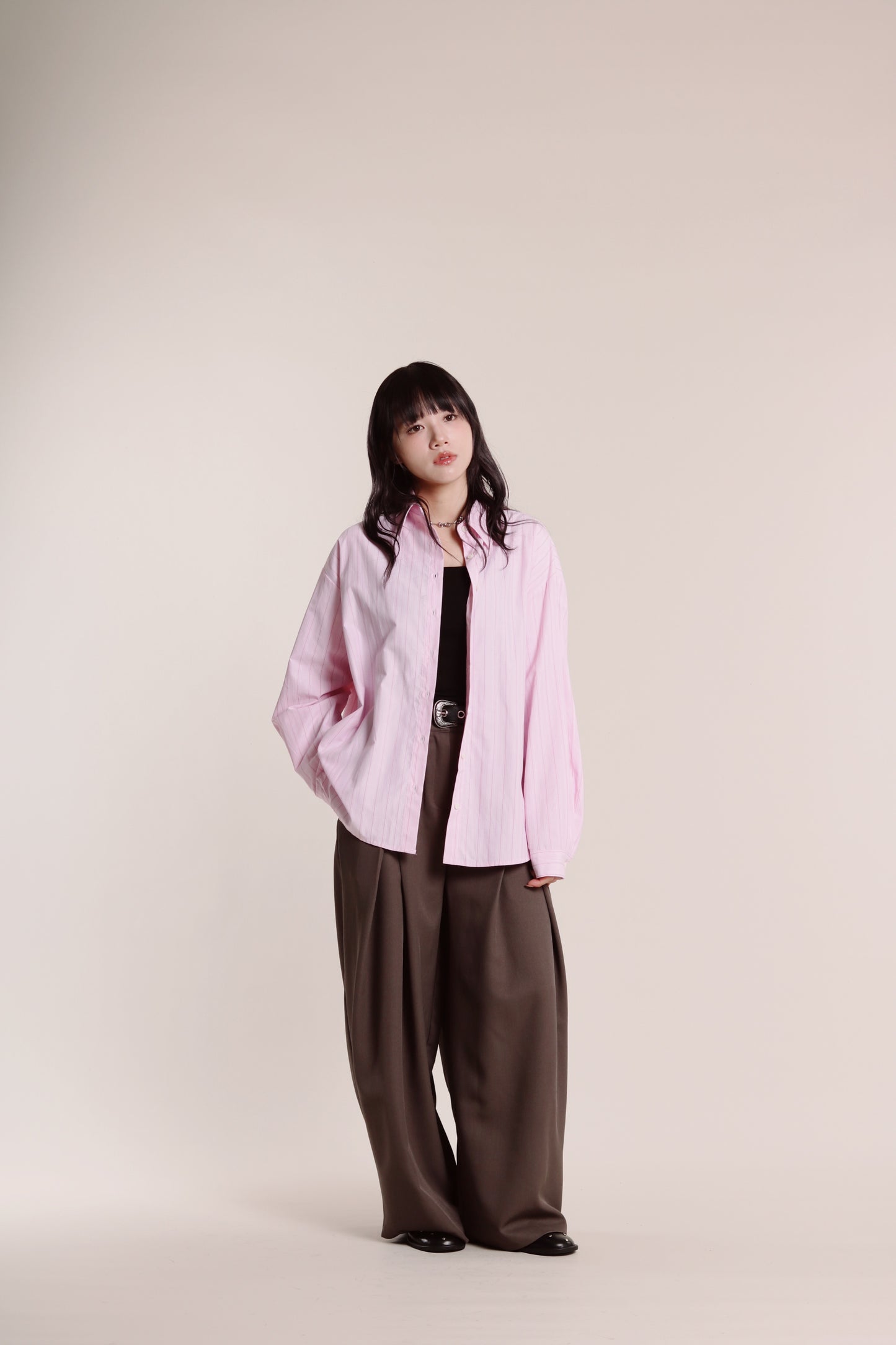Spring Striped Shirt (Pink)