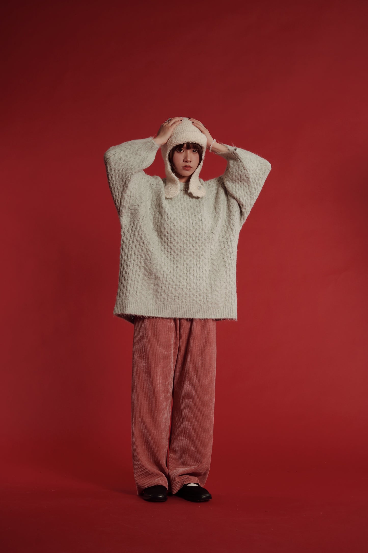 Flaps Beanie (Black/Brown/Grey/White)