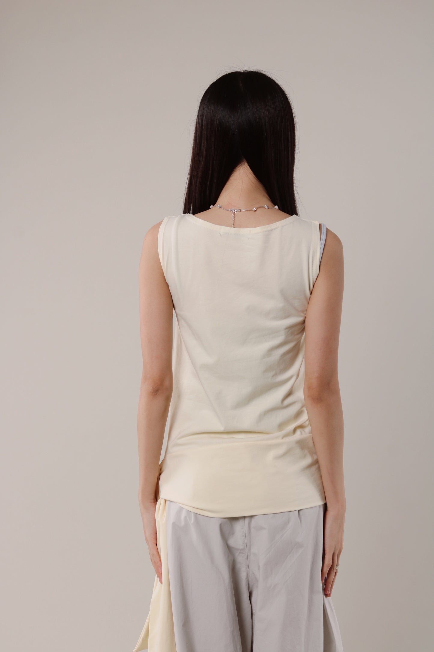 Amos Sleeveless Top (Yellow)