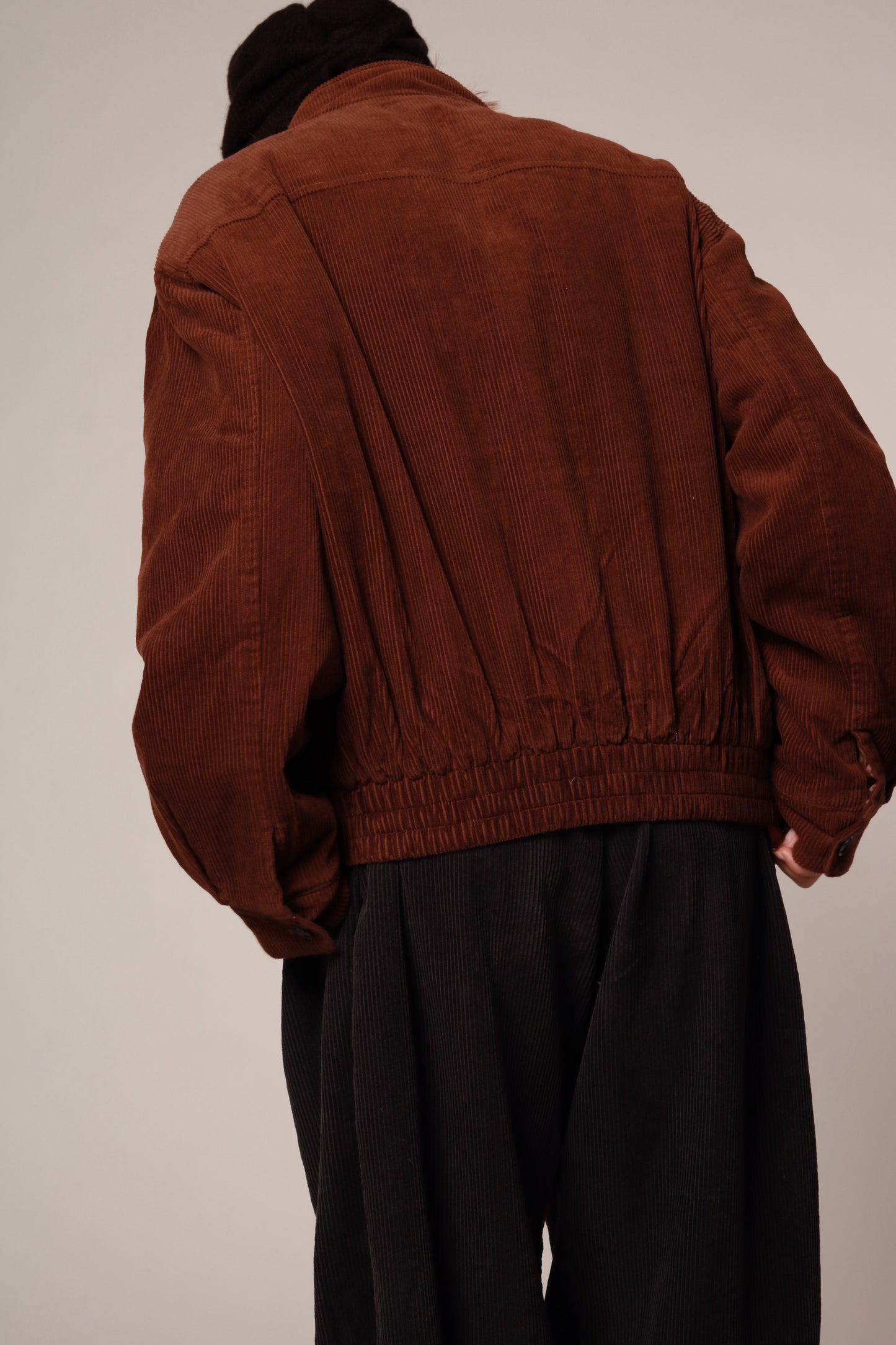 Unisex Corduroy Jacket (Brown)
