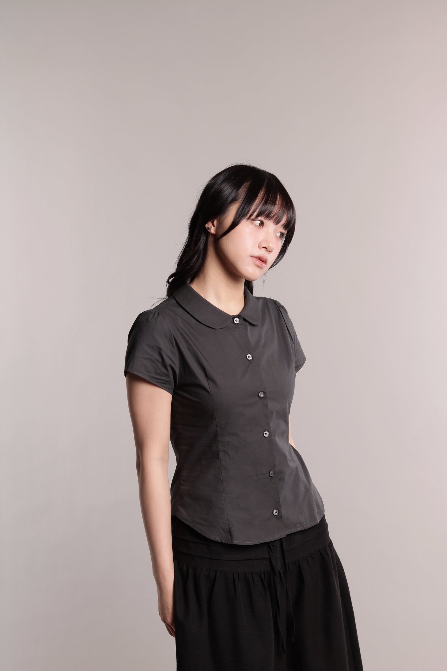 Corset Shirt (Charcoal)