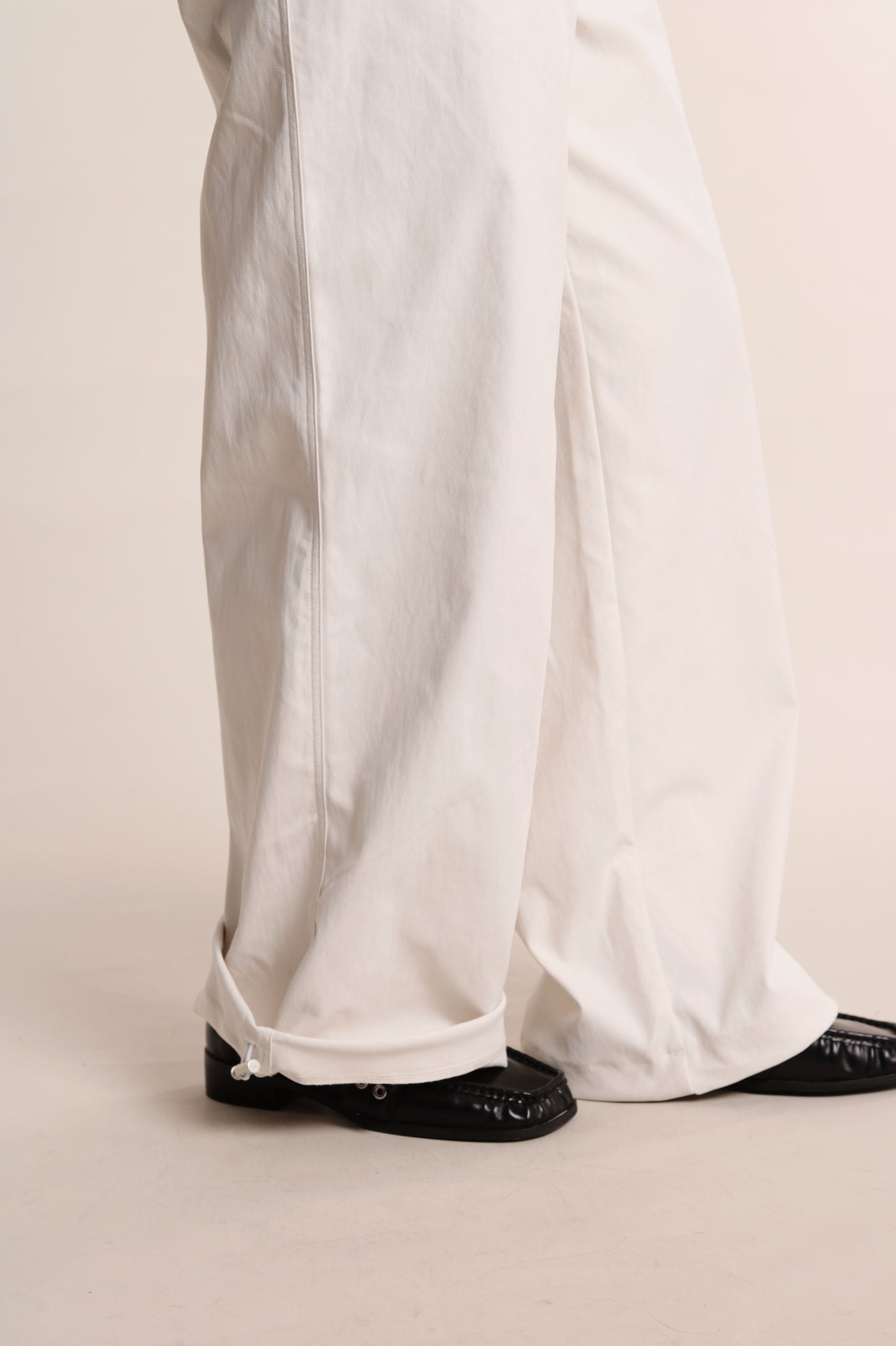 Delia Gathered Pants (Ivory)