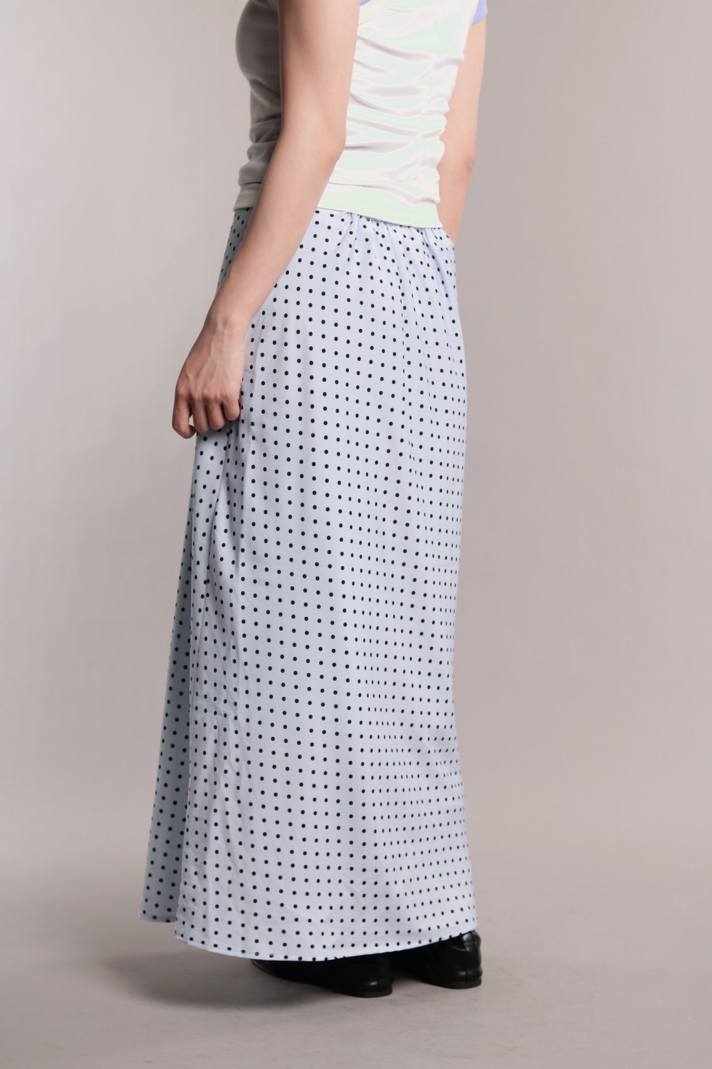 Polka Dot Skirt (Blue)