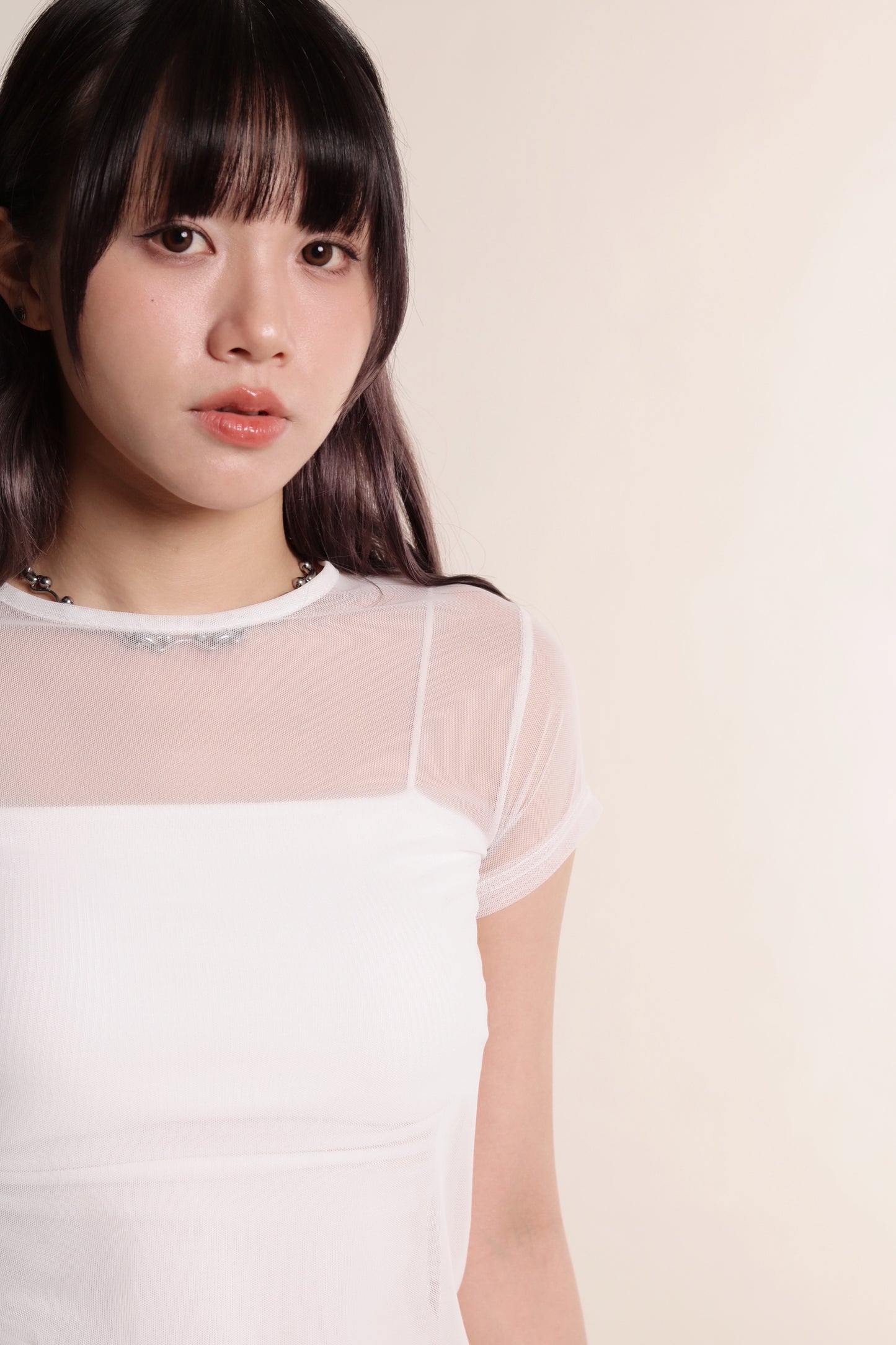 Summer See Through Tee (White)